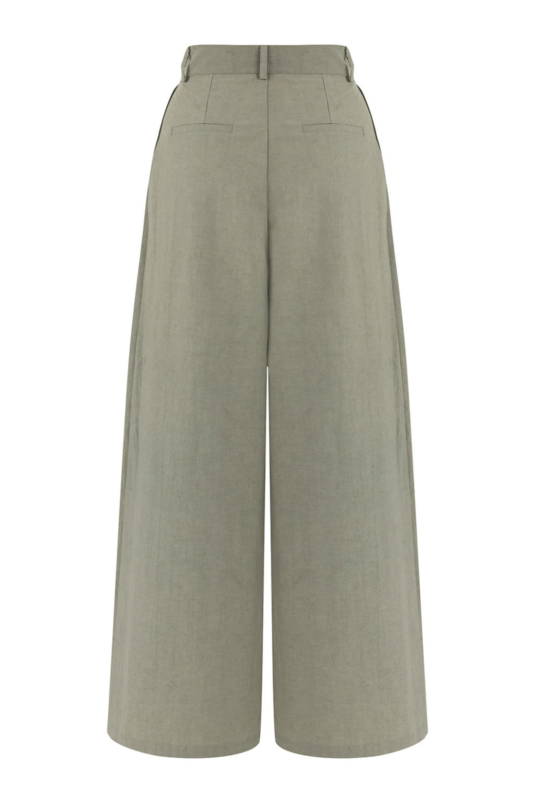 Pleated Wide Leg Pants