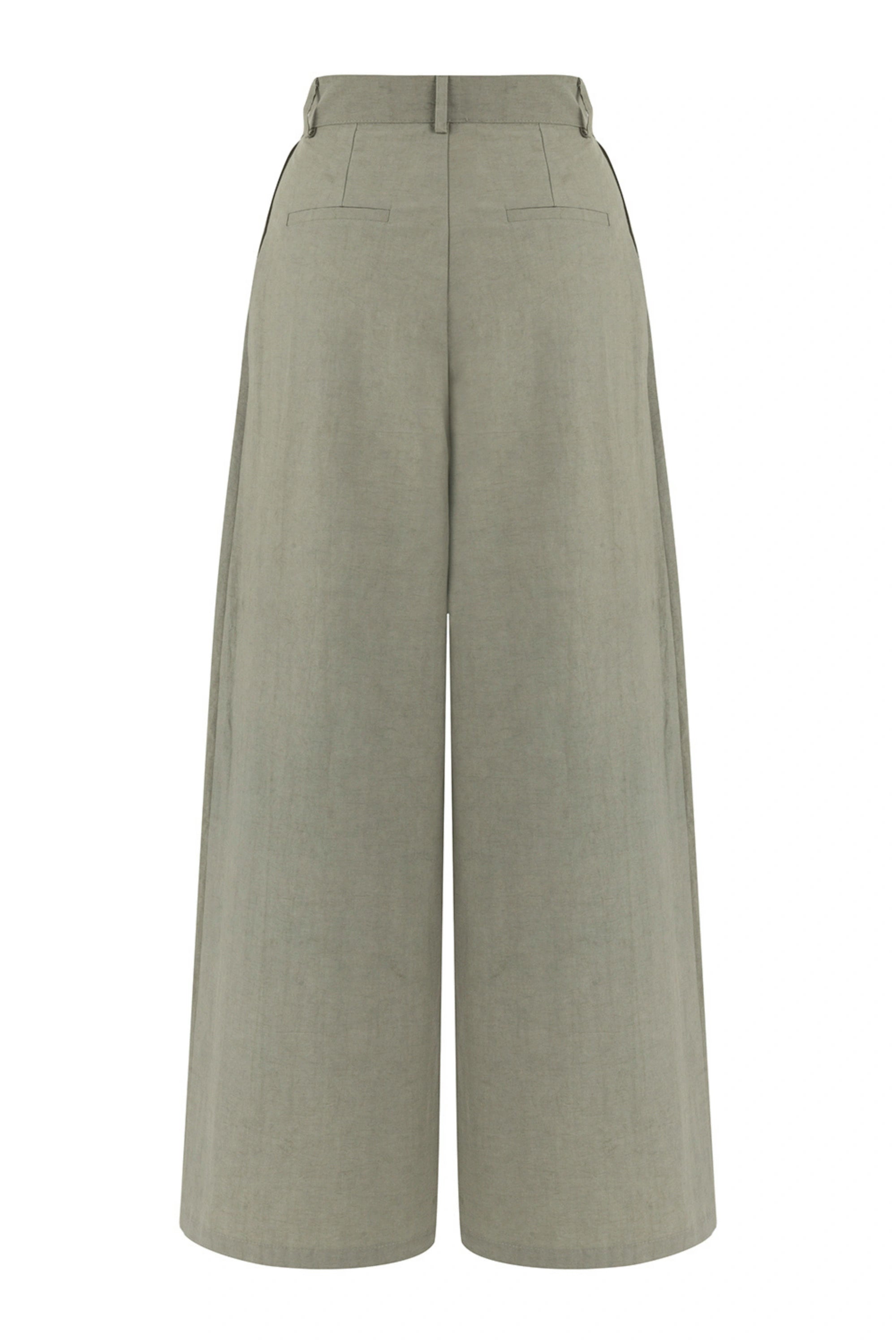 Pleated Wide Leg Pants