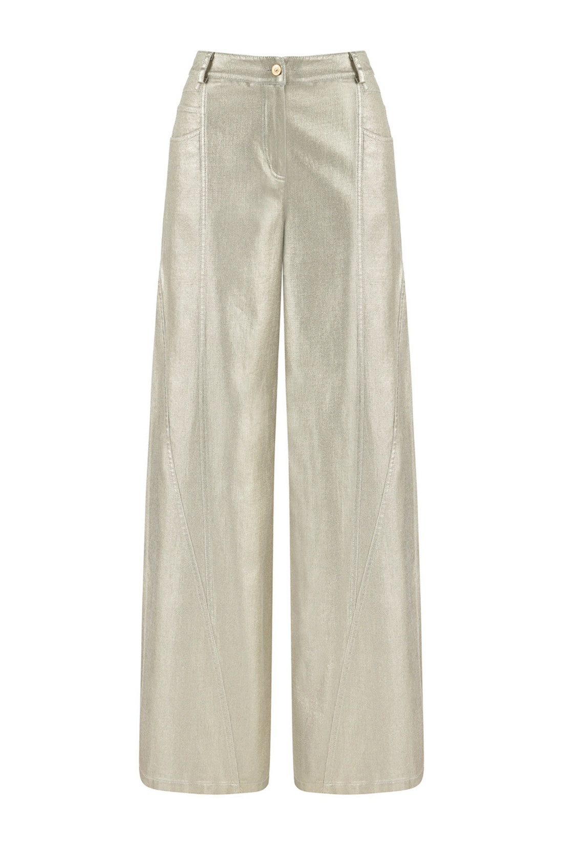 Metallic Printed Pants (Final Sale)