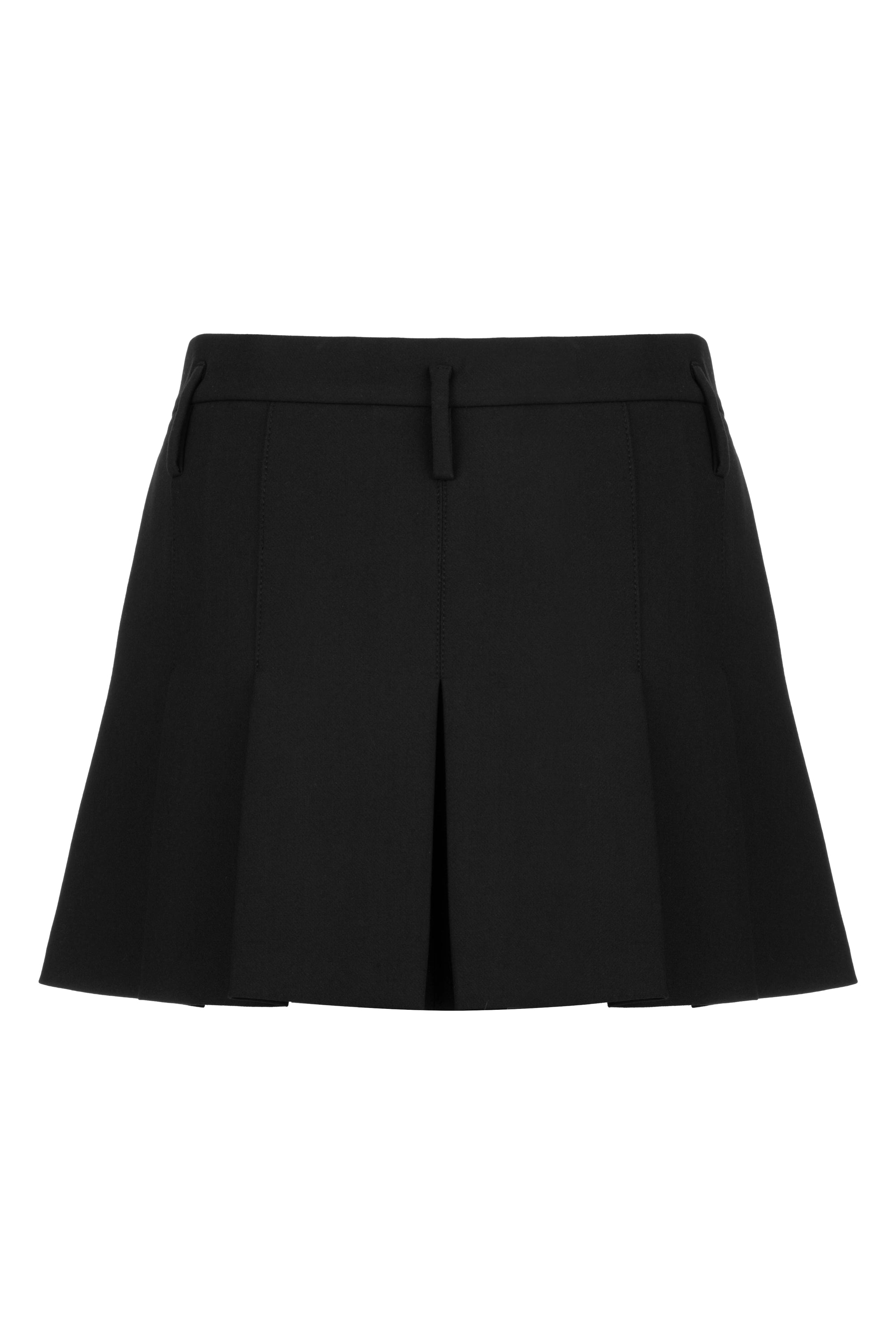 Pleated Mini Skirt