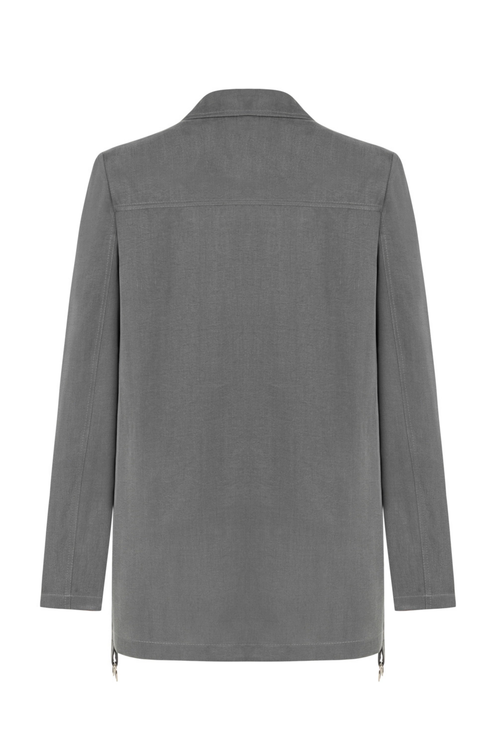 Double-Breasted Jacket with Pockets (Final Sale)