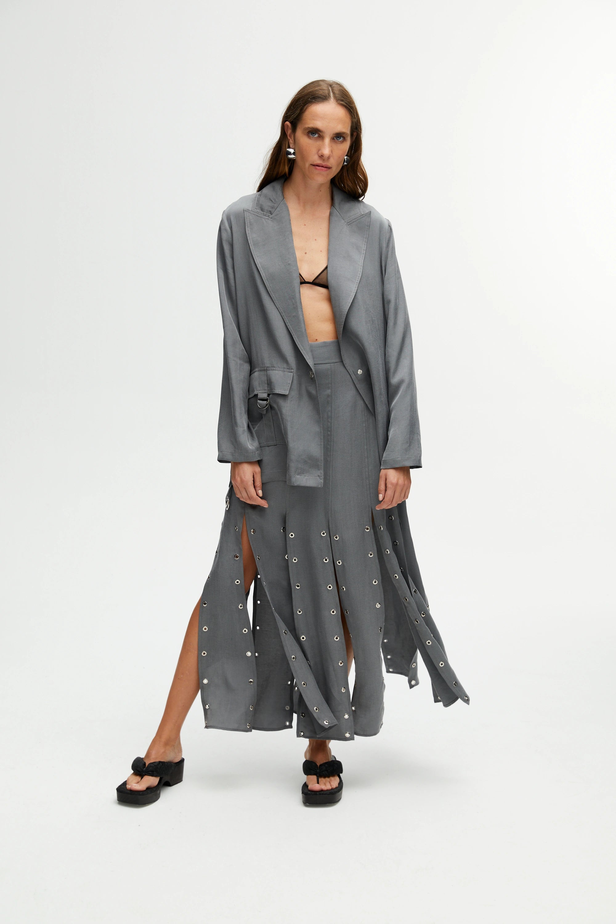 Double-Breasted Jacket with Pockets (Final Sale)