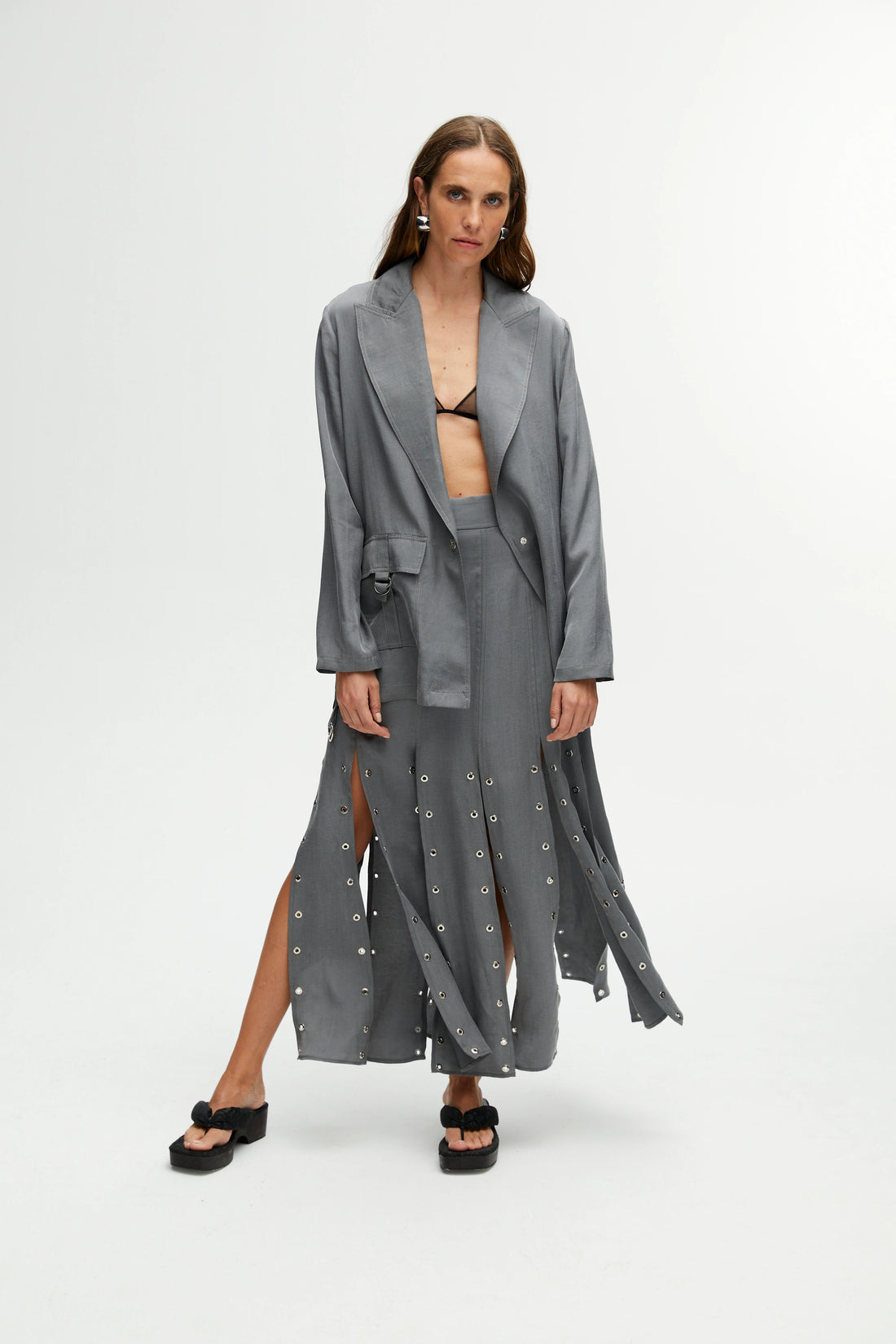 Double-Breasted Jacket with Pockets (Final Sale)