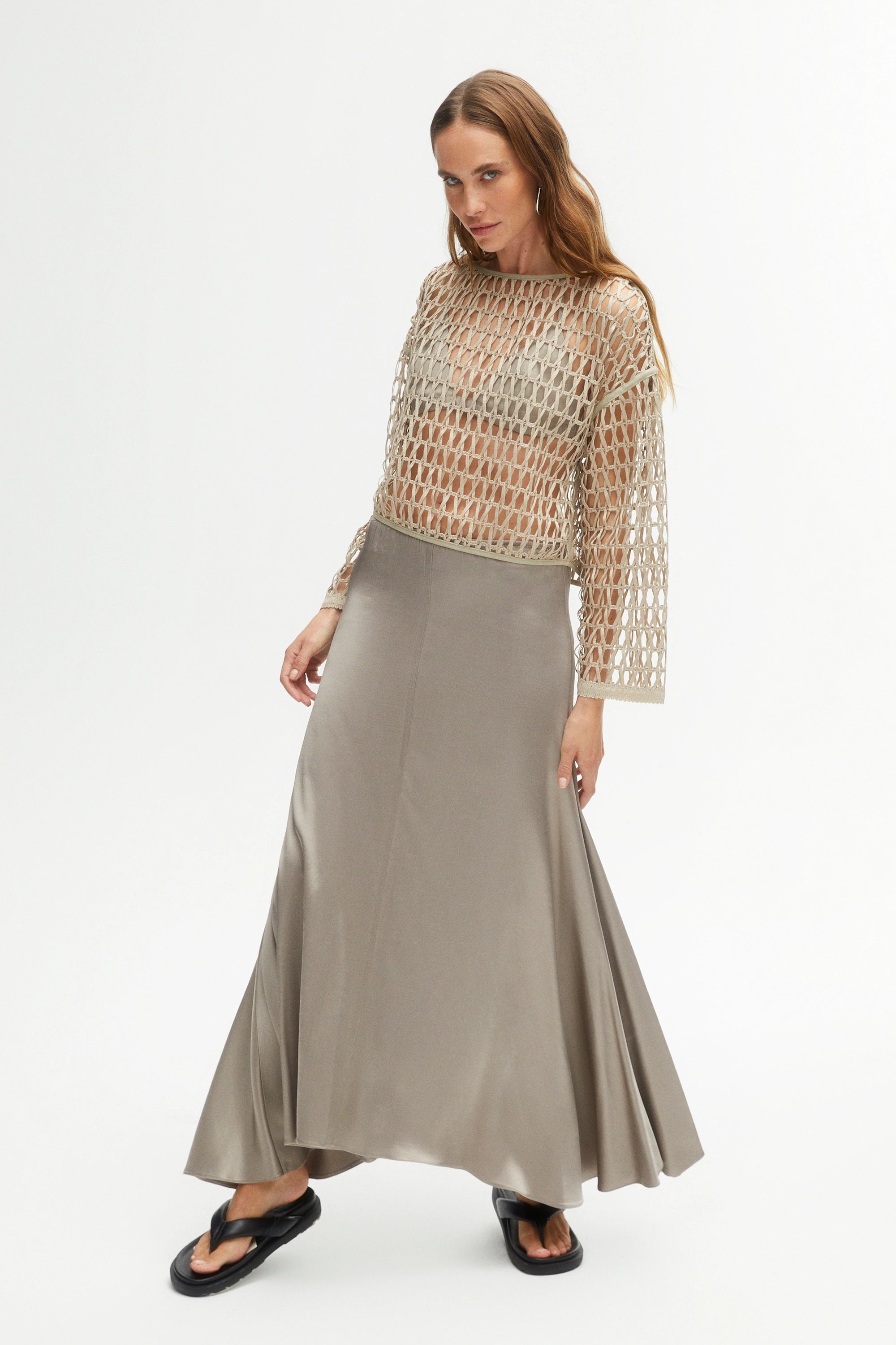 Asymmetrical Long Skirt (Final Sale)