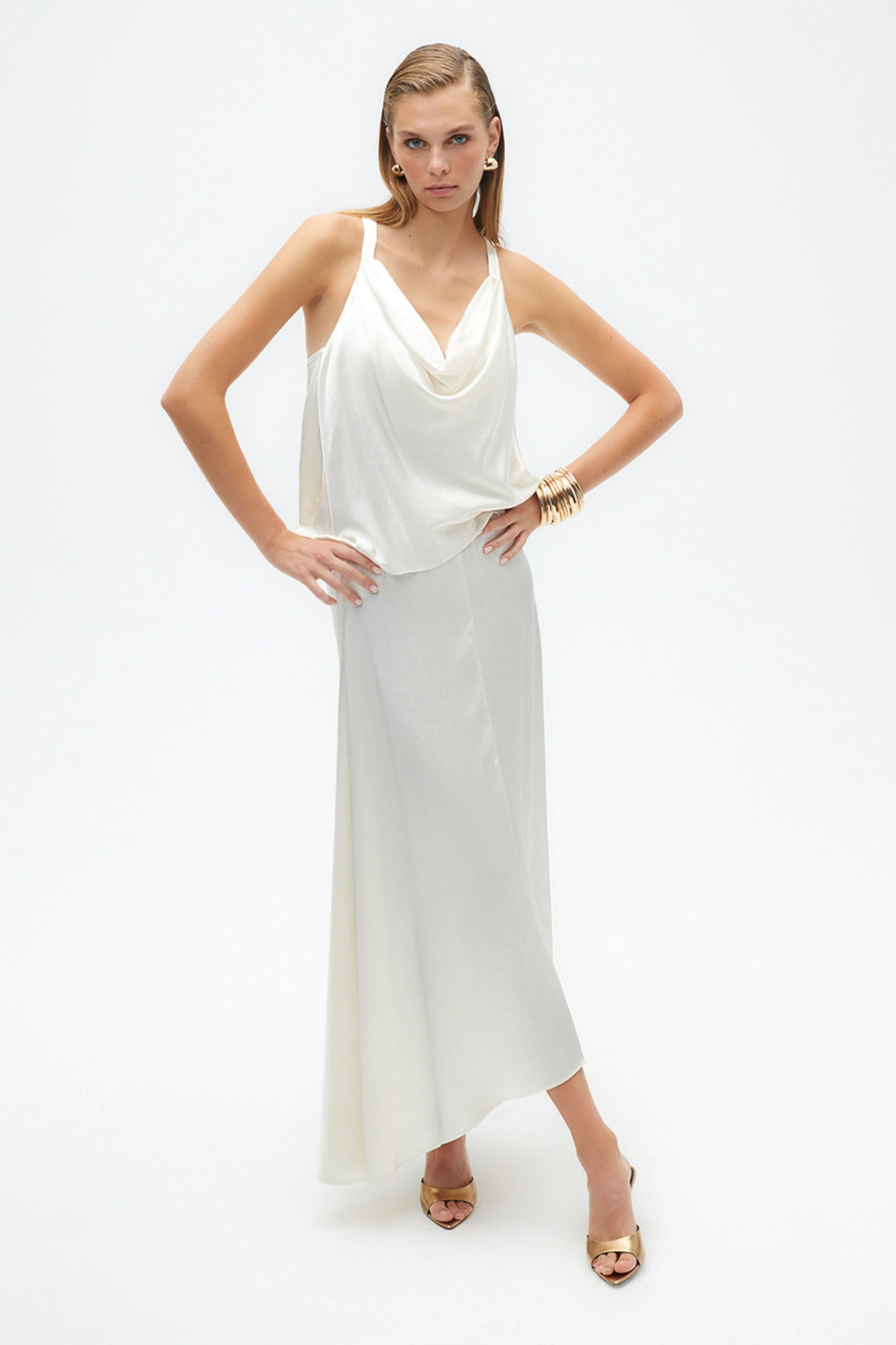 Asymmetrical Long Skirt (Final Sale)