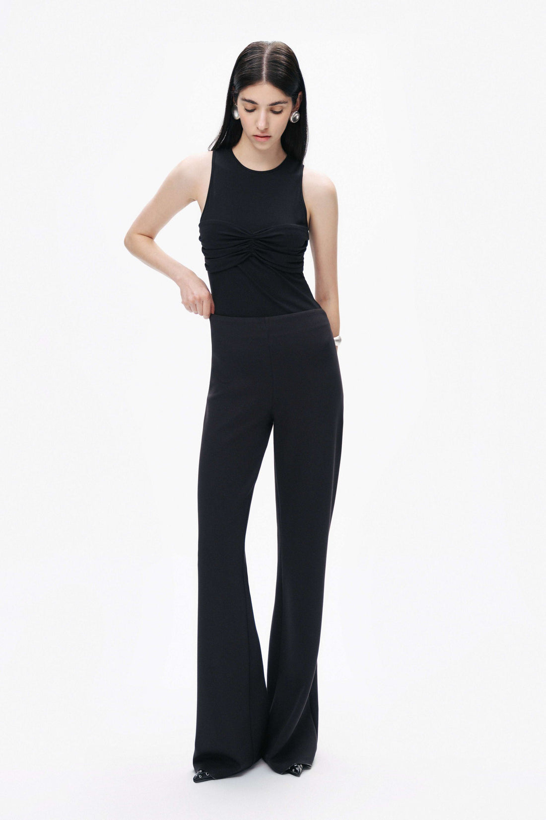 Black Flared Pants (Final Sale)