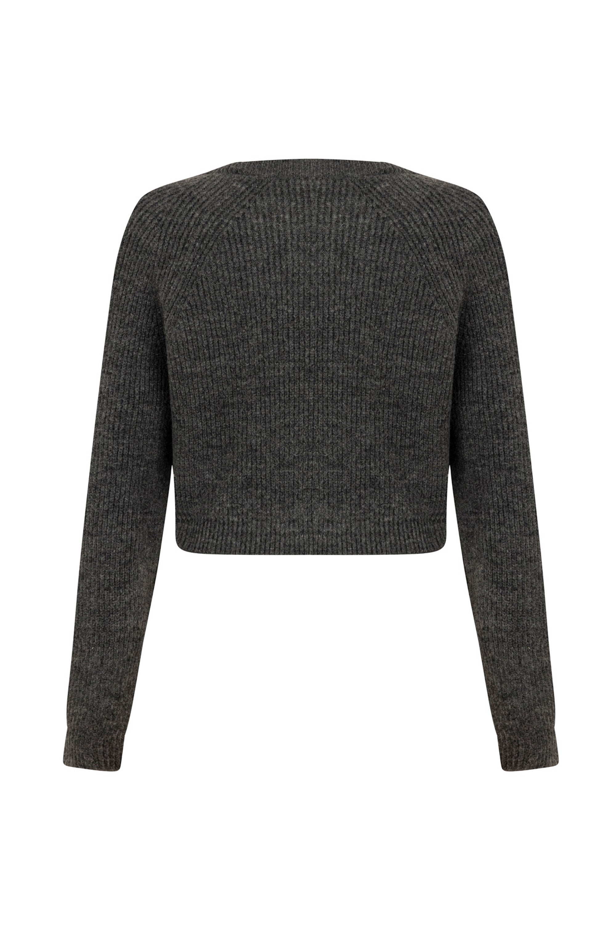 Stone Embellished Crop Sweater (Final Sale)