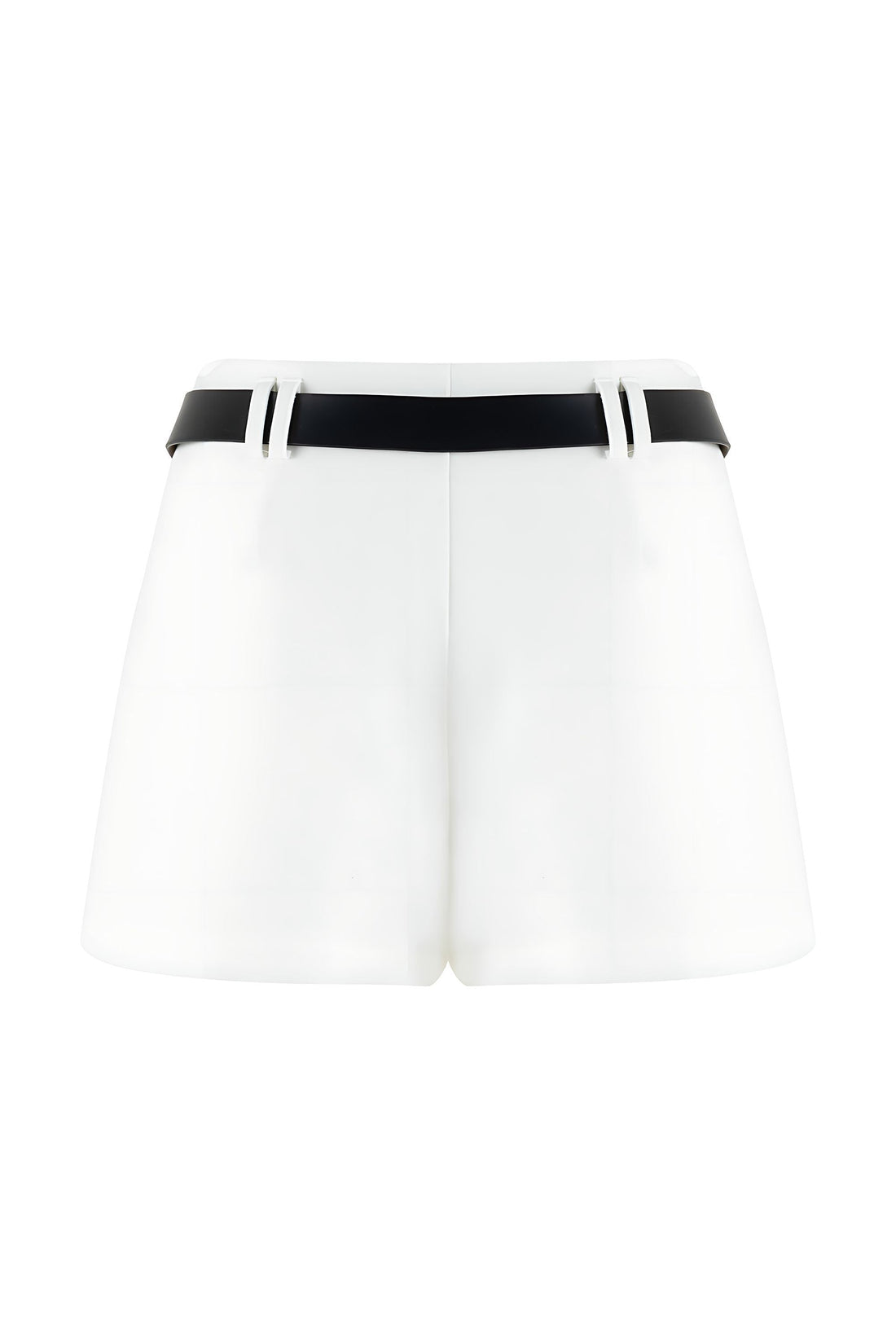 Leather Belted Mini Skirt (Final Sale)