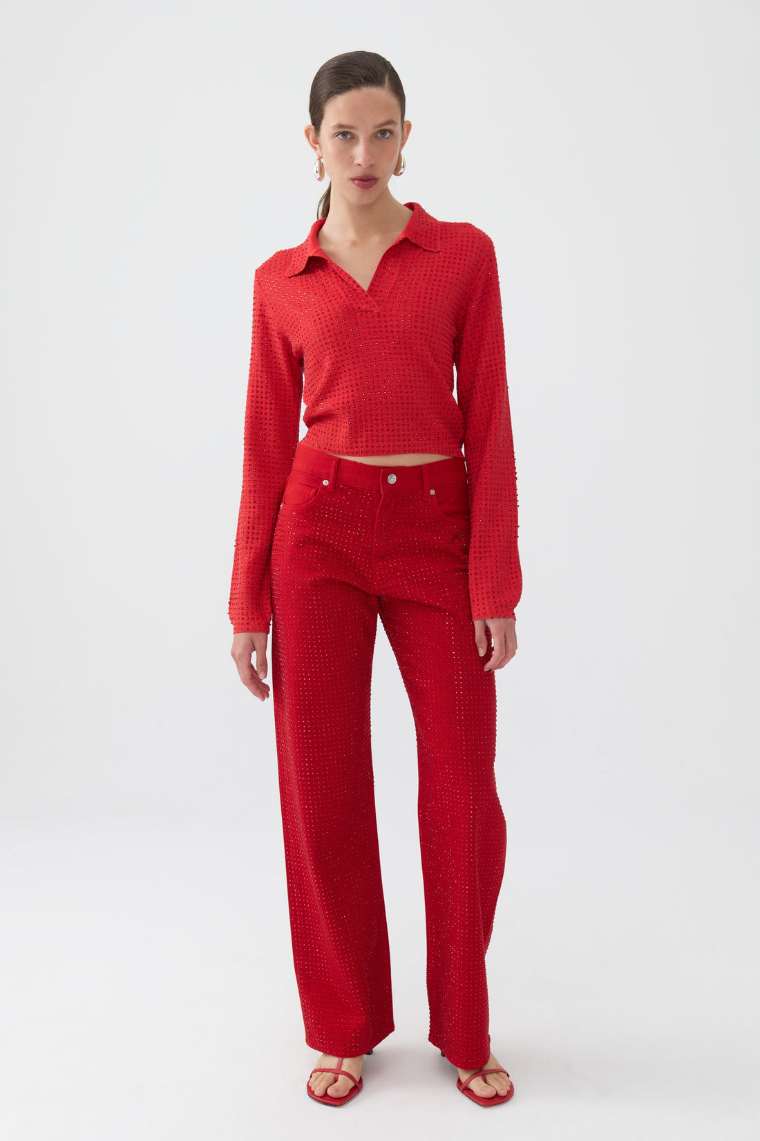 Knit Polo Top (Final Sale)