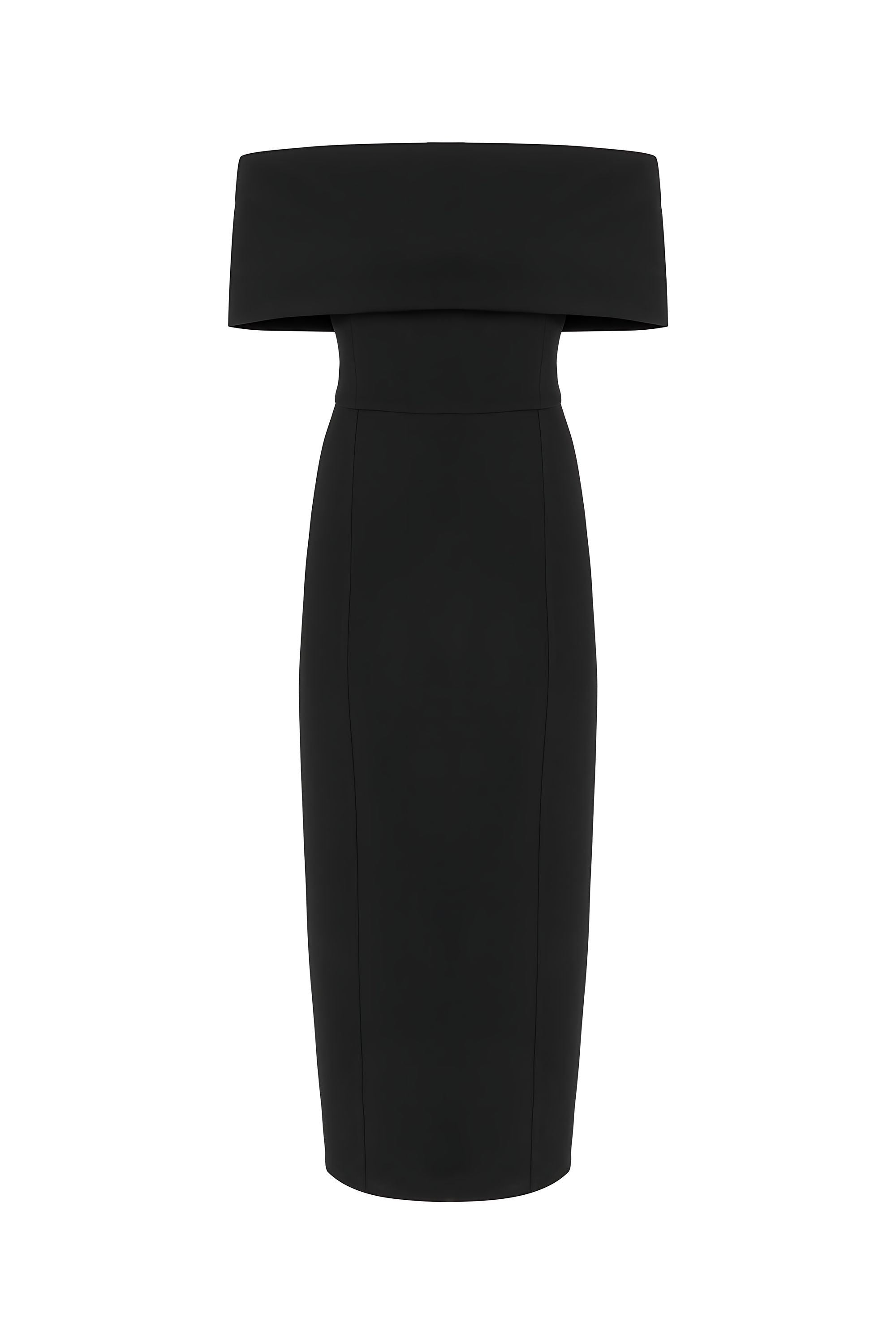 Off-The-Shoulder Midi Dress (Final Sale)