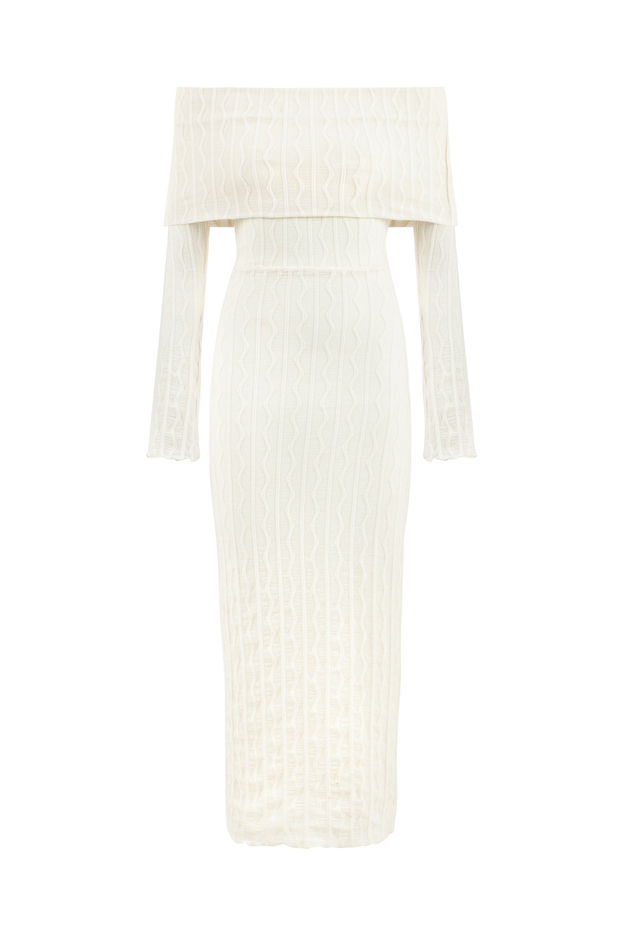 Off Shoulder Layered Design Dress (Final Sale)