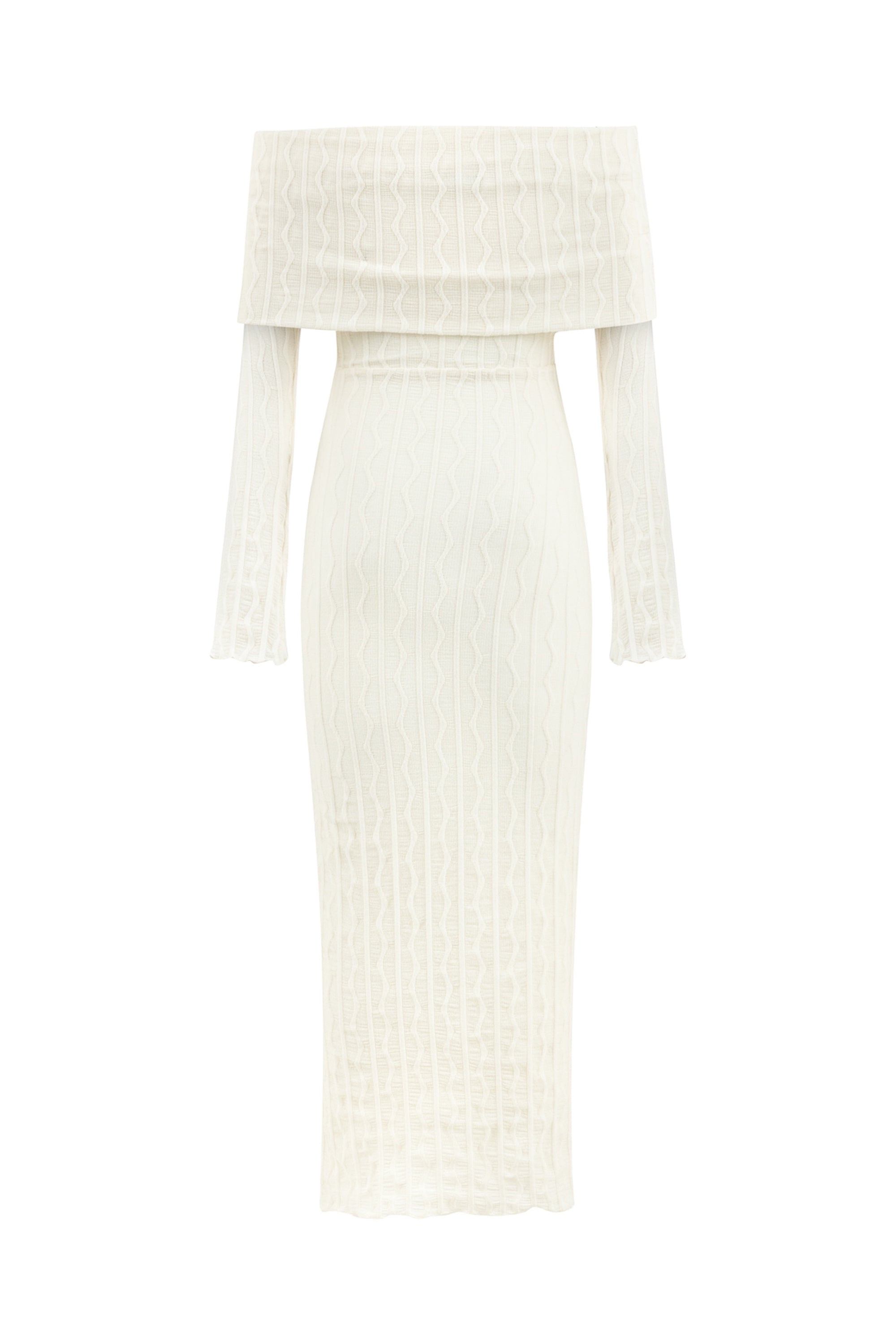 Off Shoulder Layered Design Dress (Final Sale)