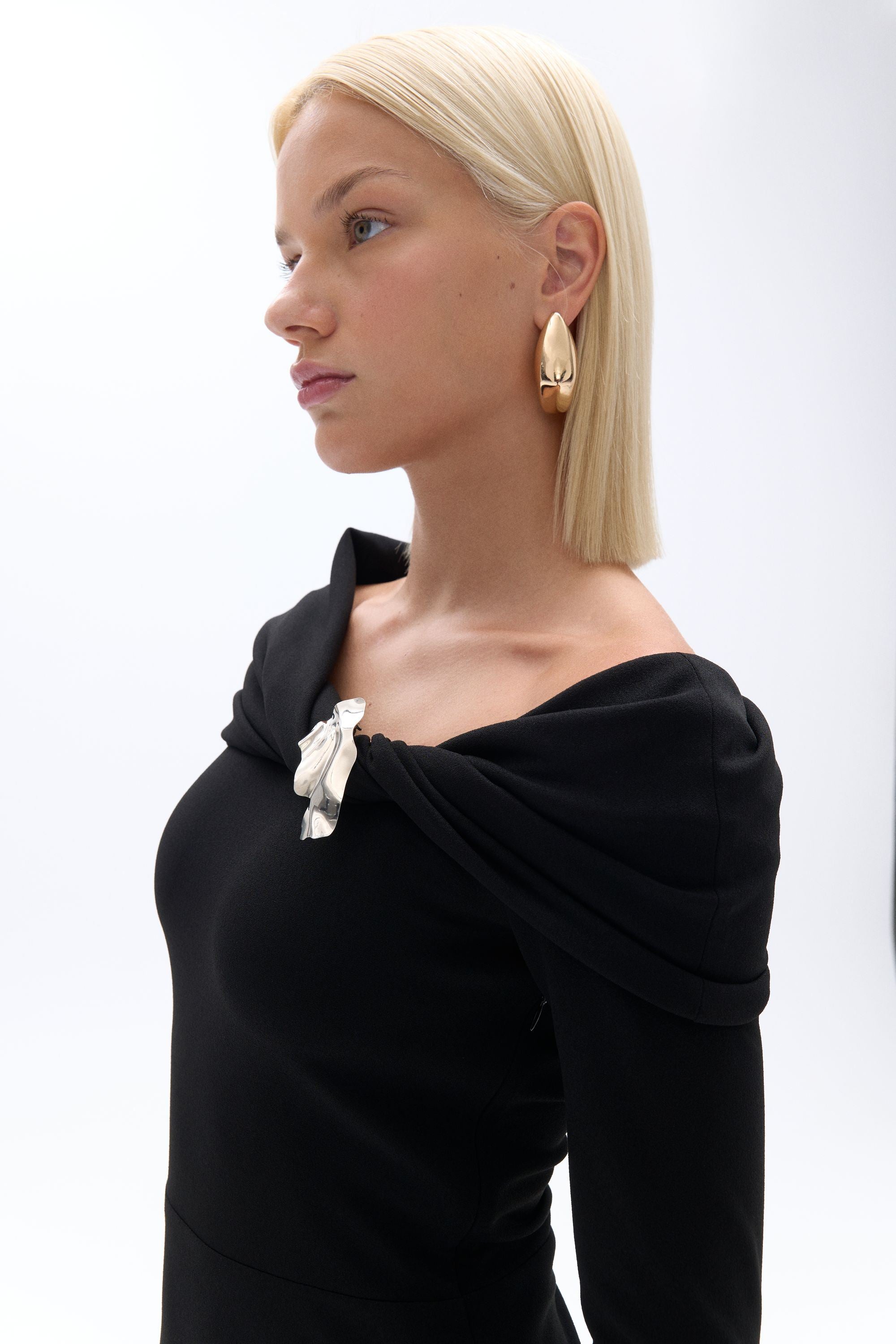 One-Shoulder Midi Dress (Final Sale)