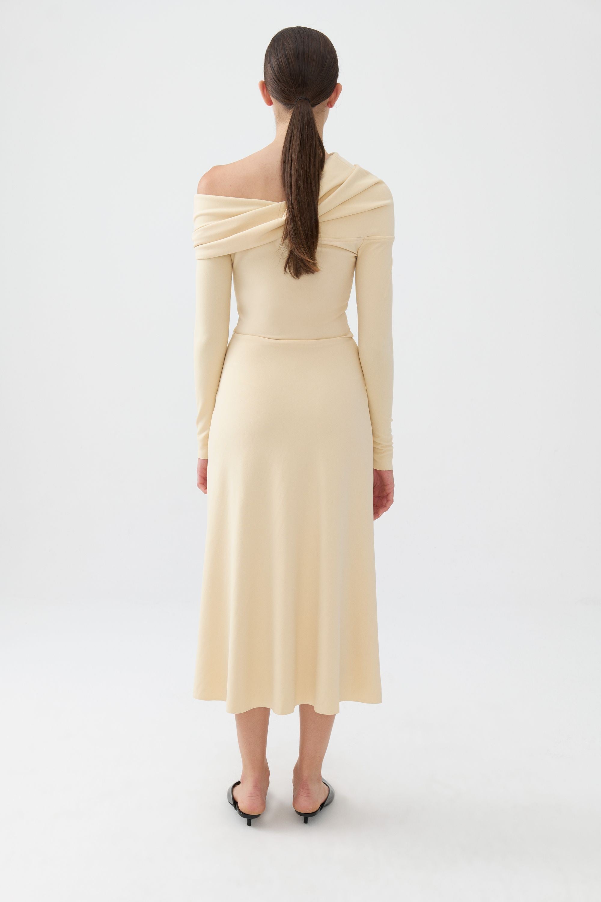 One-Shoulder Midi Dress (Final Sale)