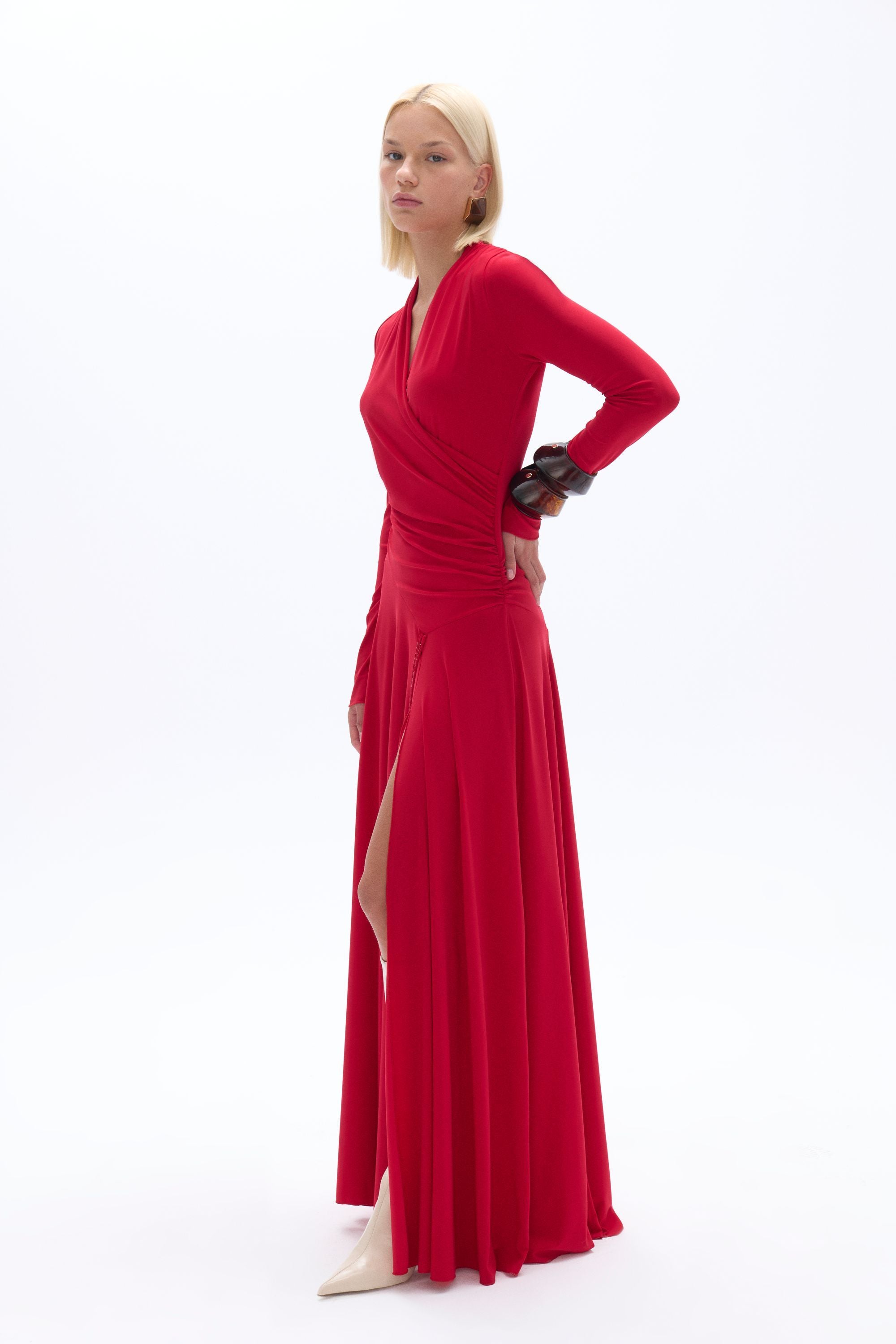 Double Breasted Long Dress (Final Sale)