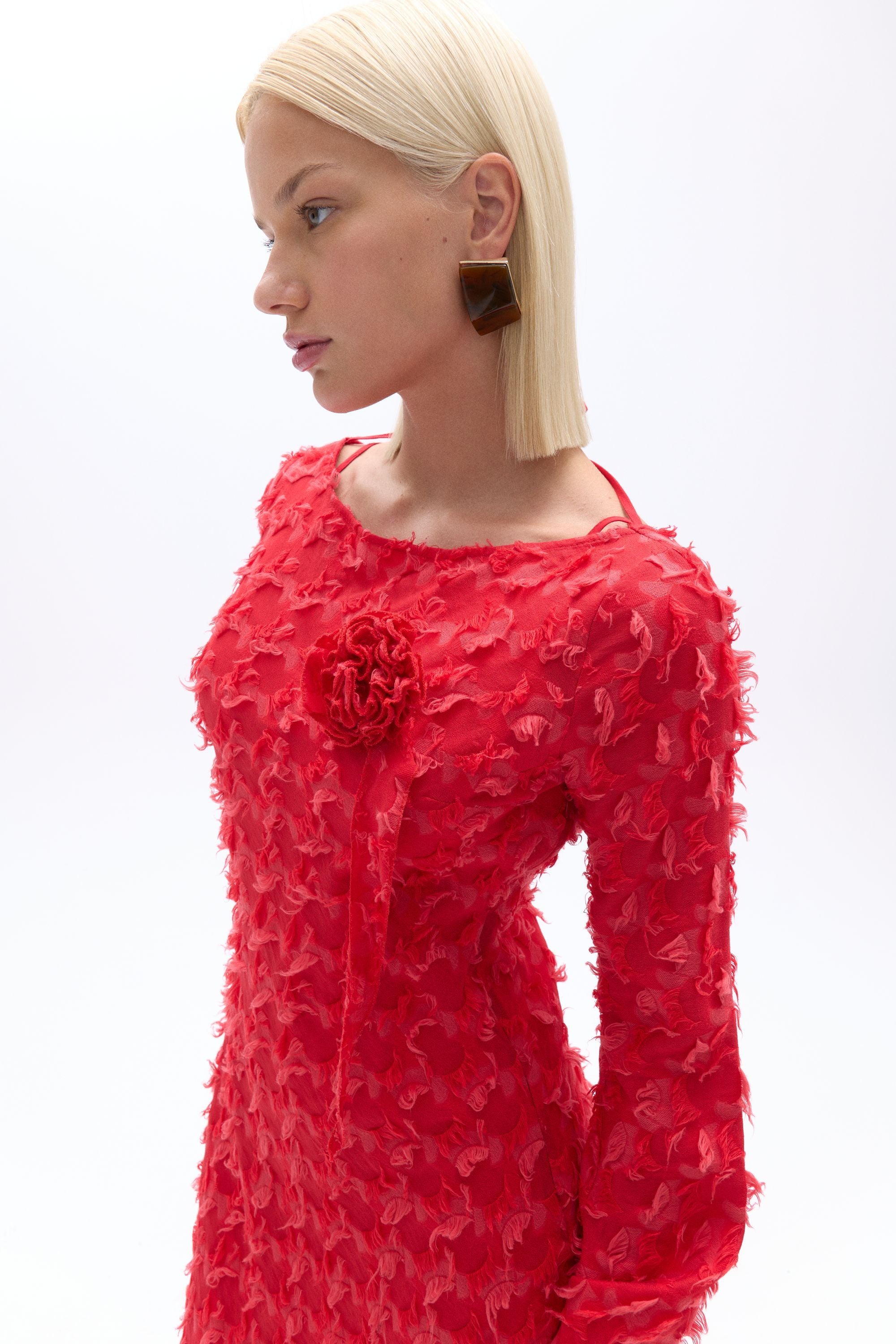 Backless Long Sleeve Maxi Dress (Final Sale)