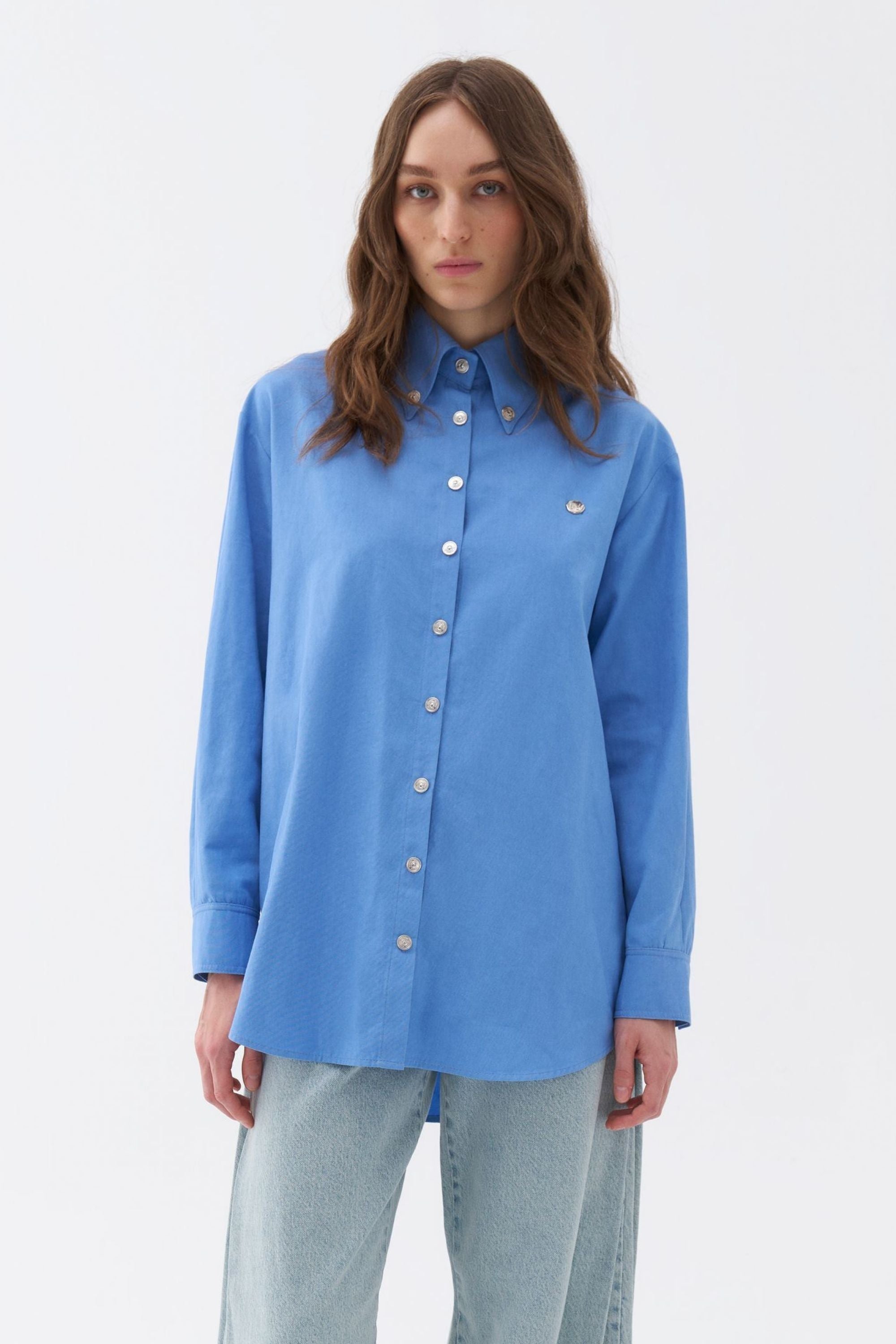 Oversized Button-Up Shirt (Final Sale)