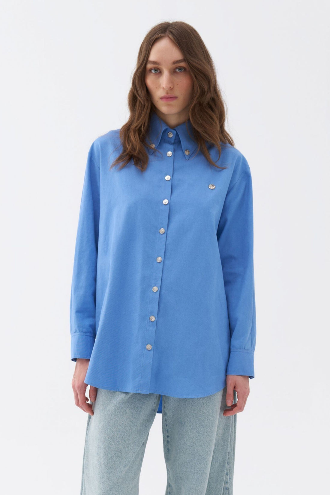 Oversized Button-Up Shirt (Final Sale)