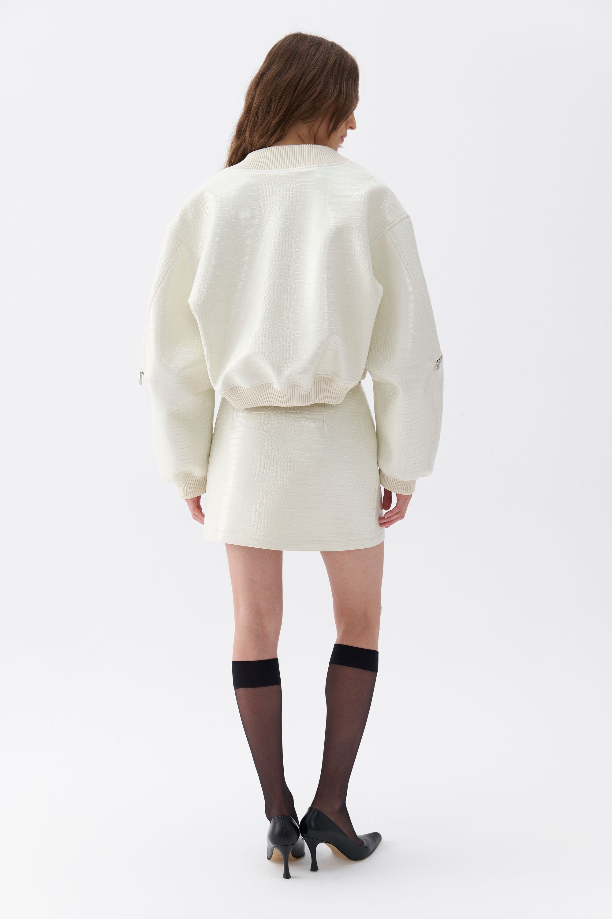 Faux Leather Mini Skirt (Final Sale)