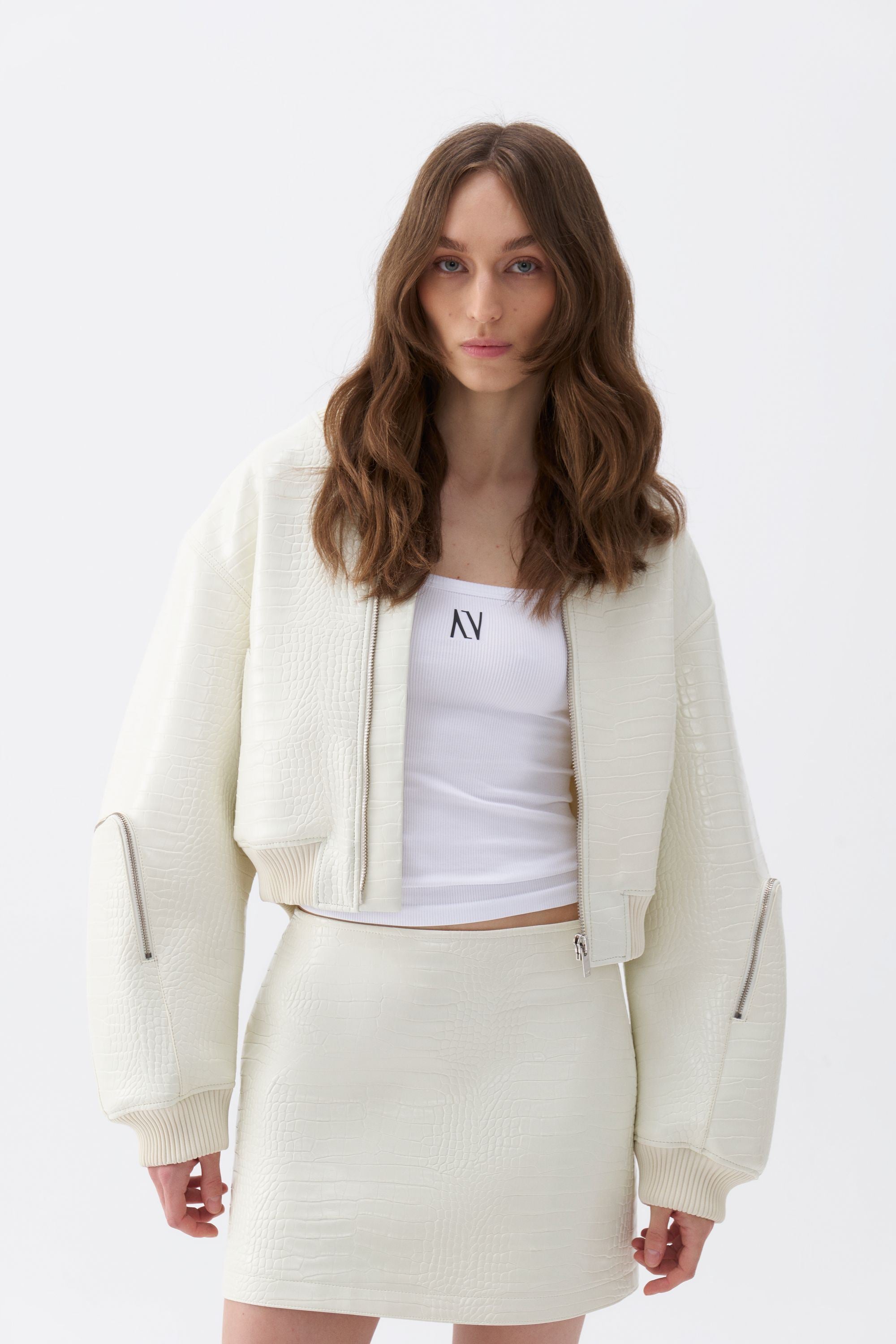 Faux Leather Mini Skirt (Final Sale)