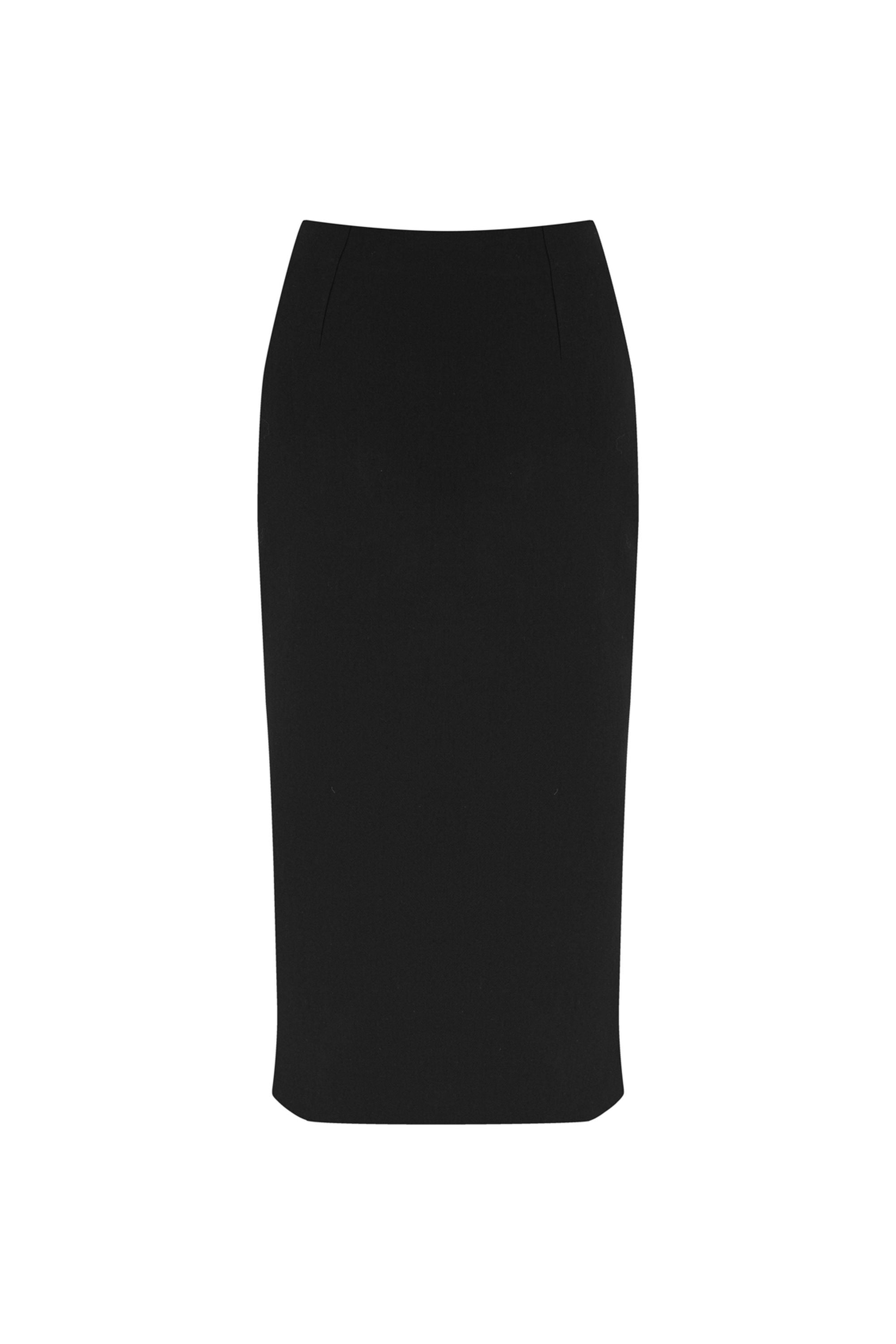 Pencil Skirt with Zipper Design (Final Sale)