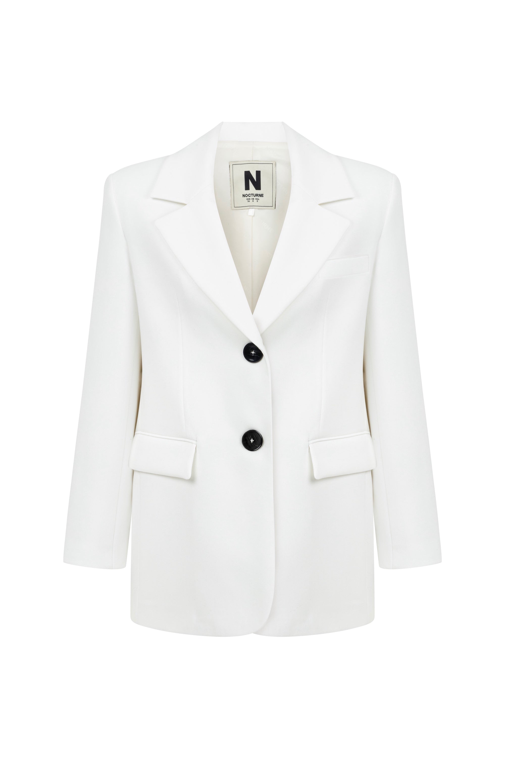 Padded Shoulder Blazer Jacket (Final Sale)