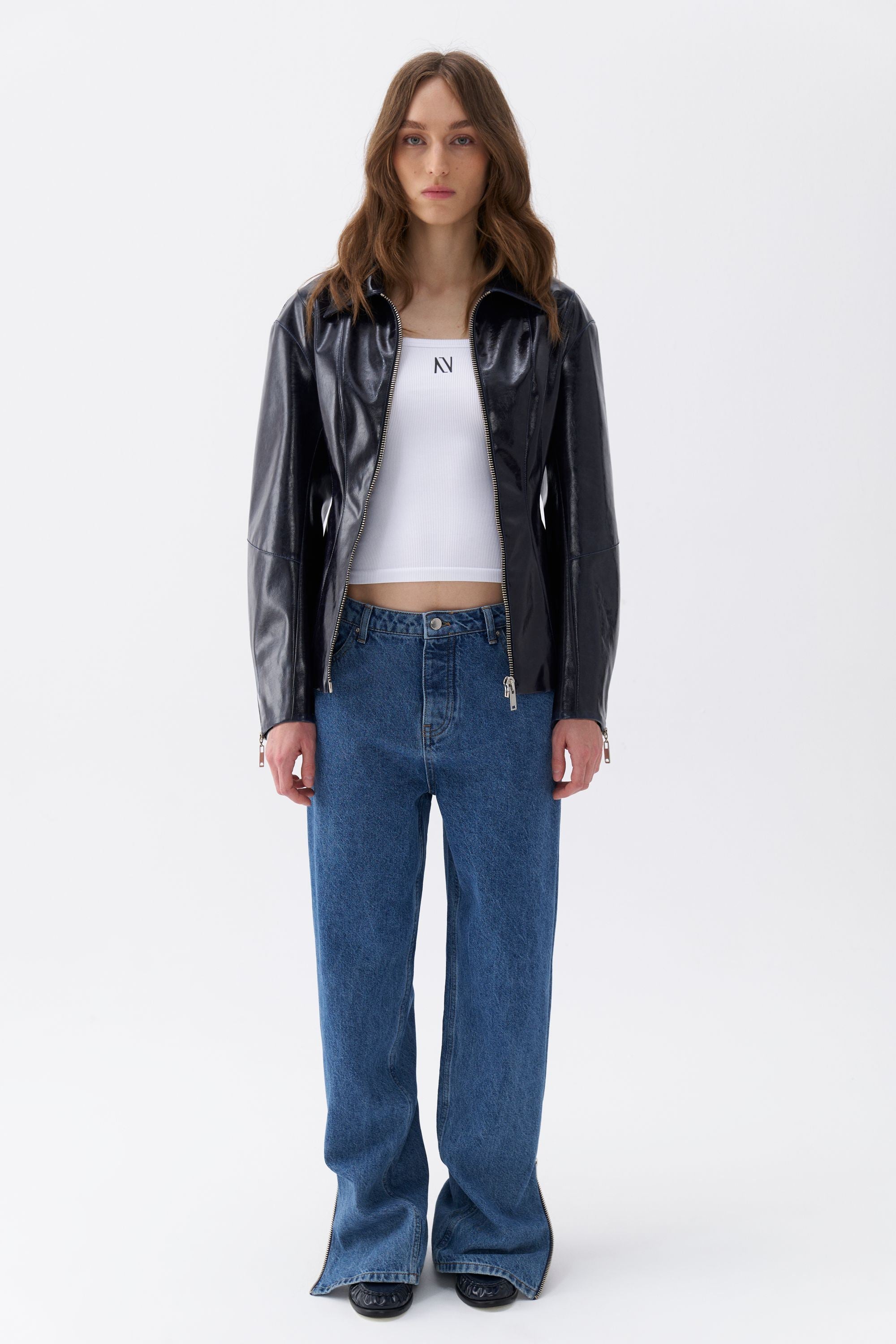 Faux Leather Jacket (Final Sale)