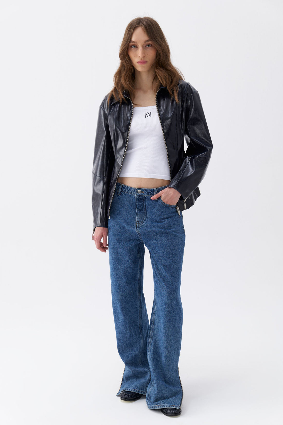 Faux Leather Jacket (Final Sale)