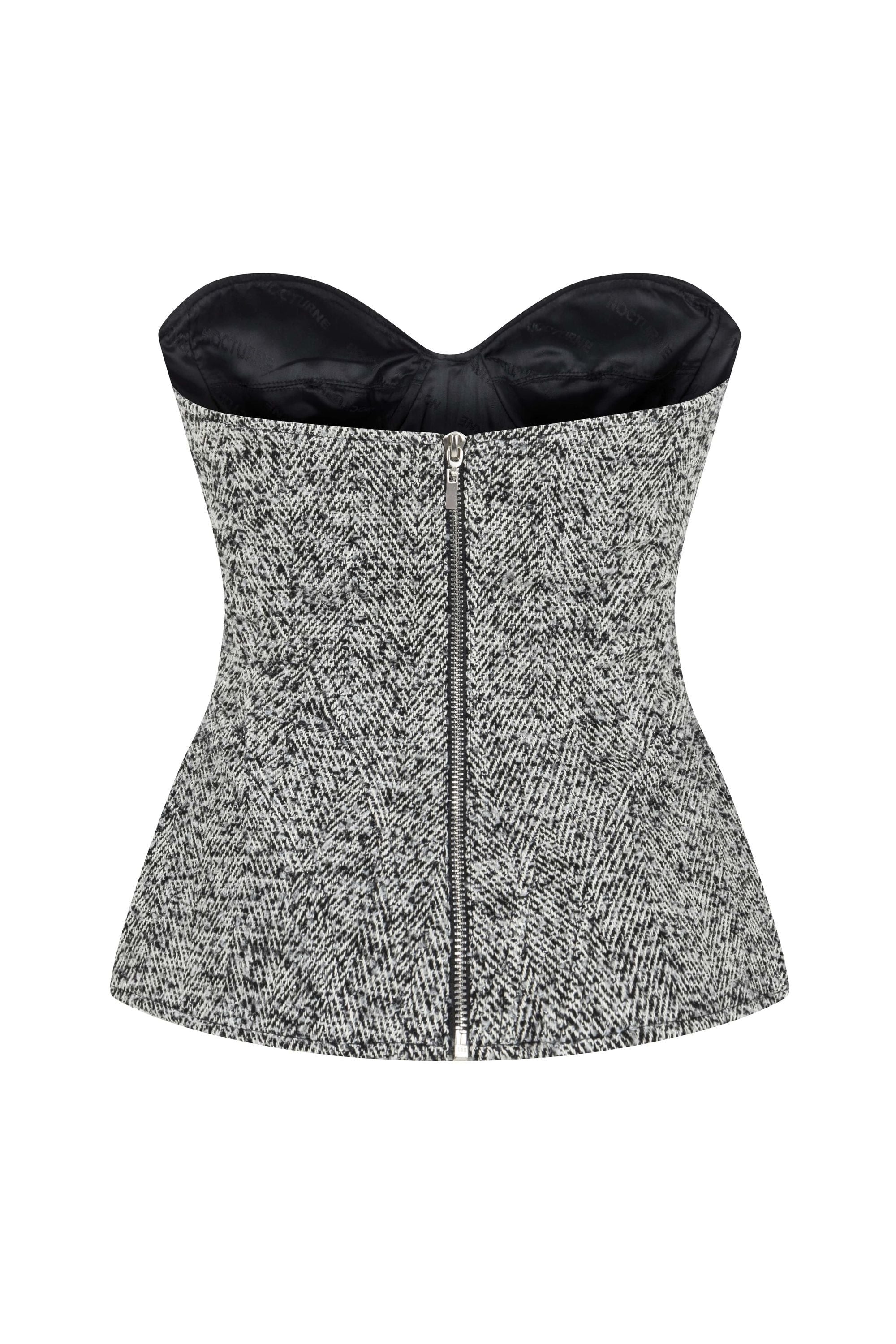 Strapless Sweetheart Neck Top (Final Sale)