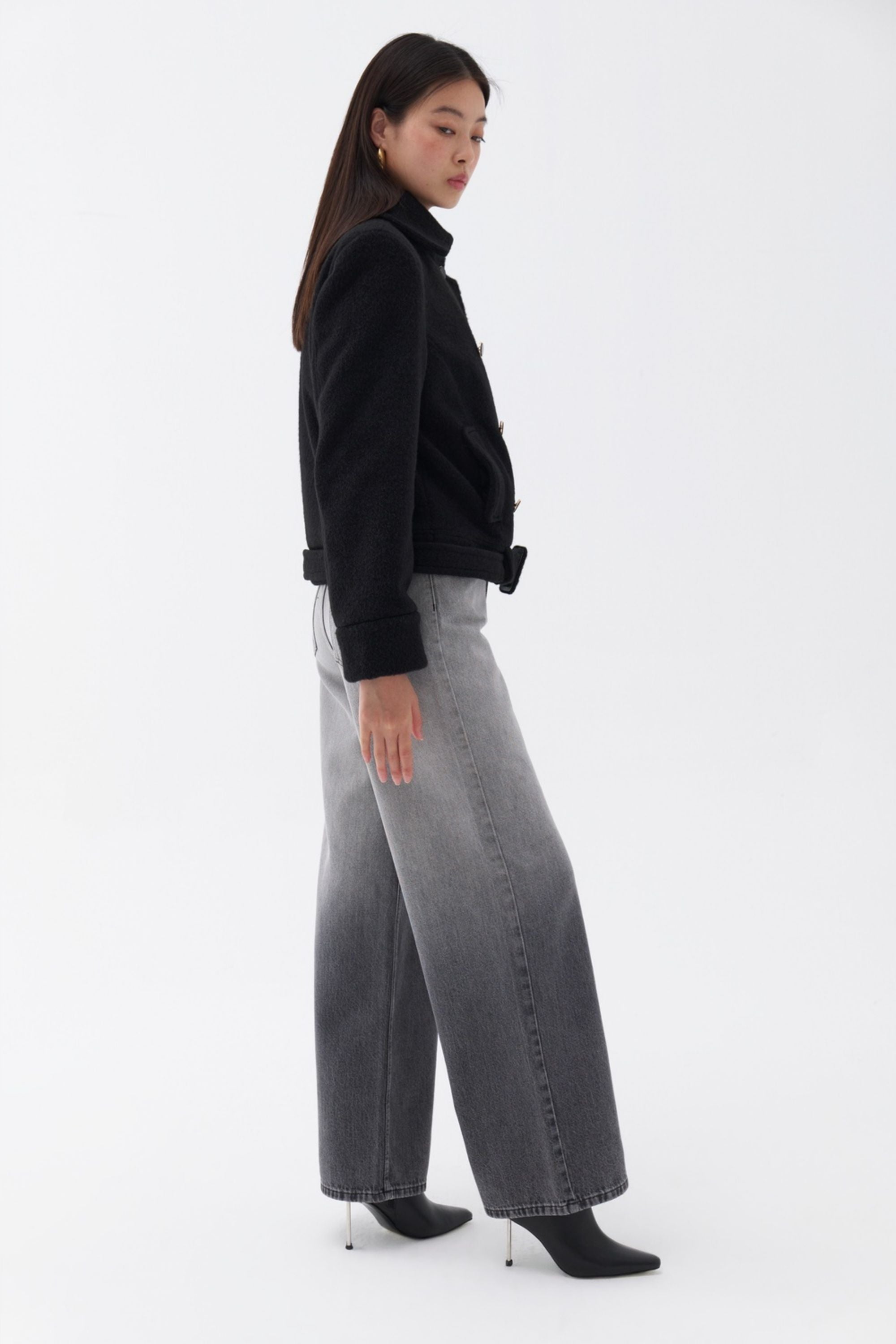 Shoulder Pad Short Coat (Final Sale)