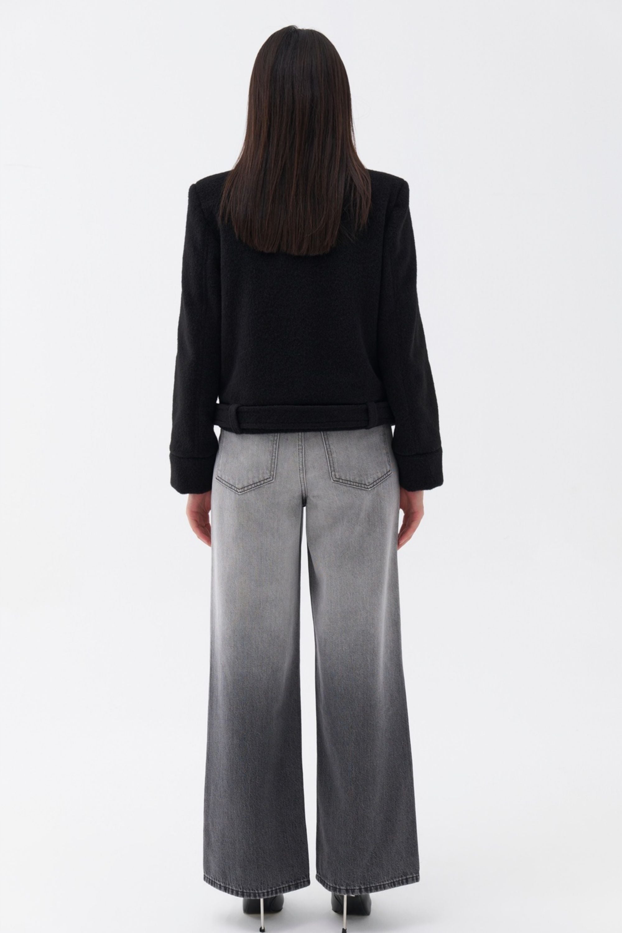 Shoulder Pad Short Coat (Final Sale)