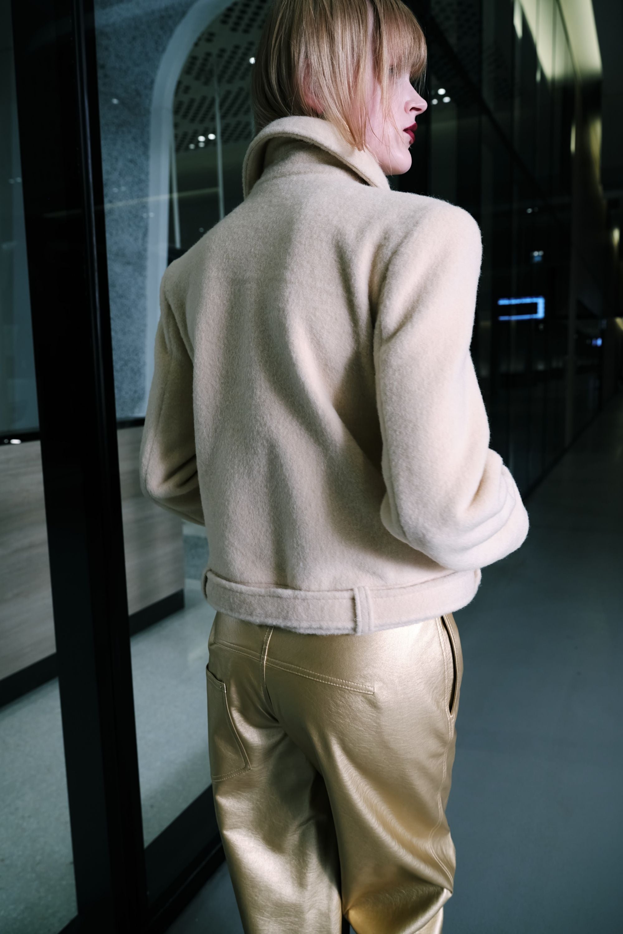 Shoulder Pad Short Coat (Final Sale)