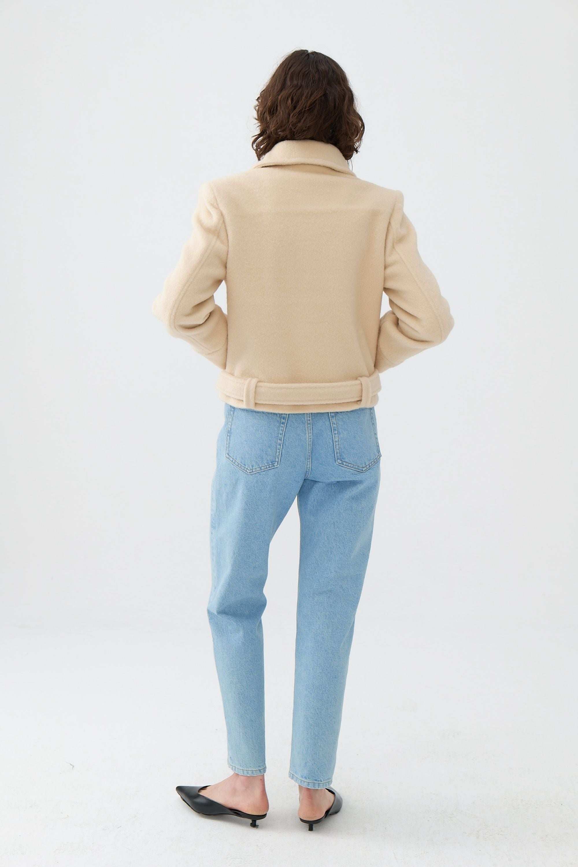 Shoulder Pad Short Coat (Final Sale)