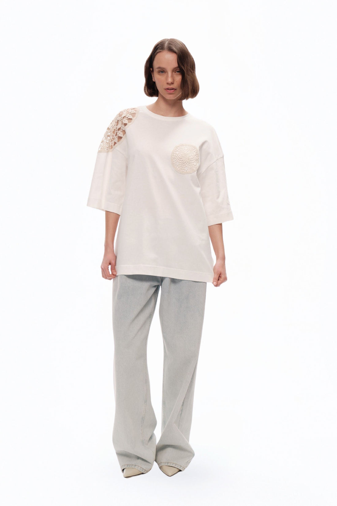 Embroidered Detail T-Shirt