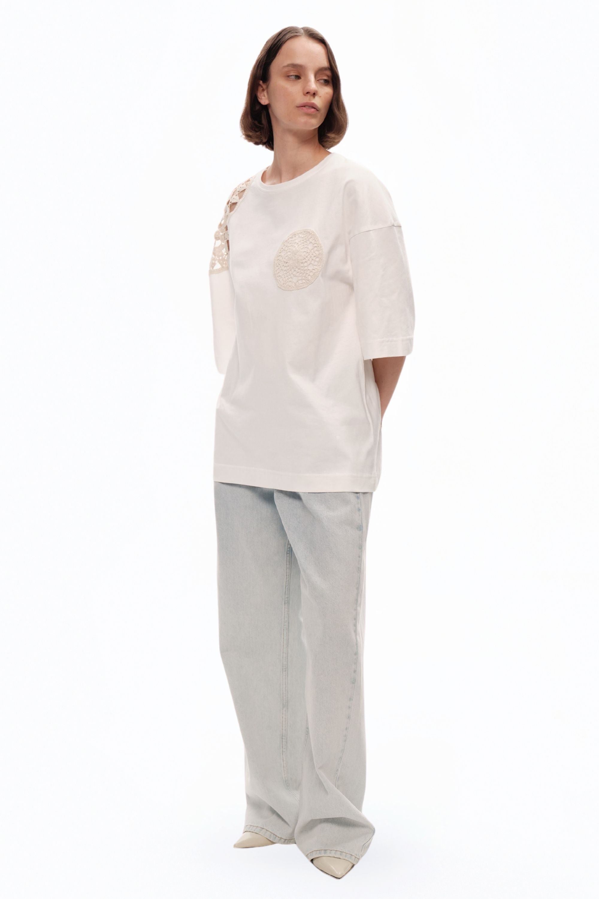 Embroidered Detail T-Shirt