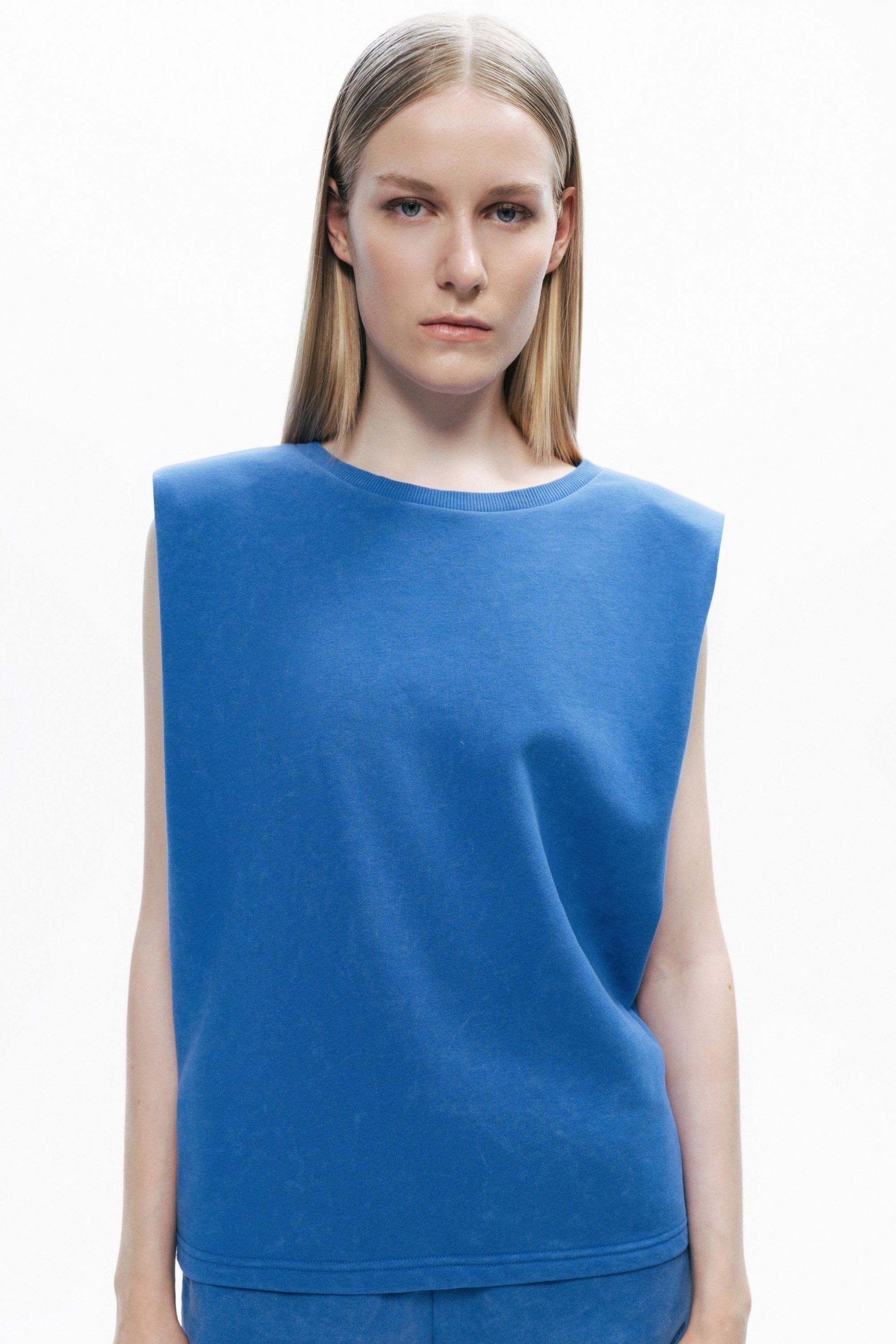 Saxe Crew Neck Padded T-shirt