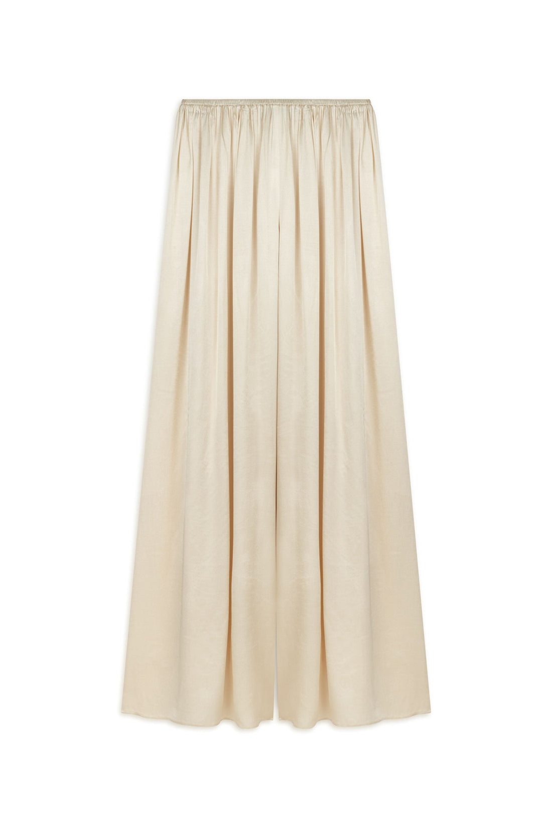 Powder Pink Flowy Wide-Leg Pants