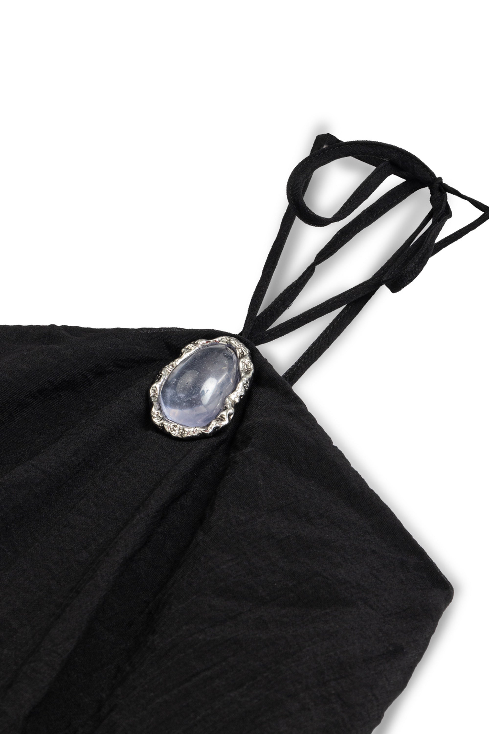 Black Halter Neck Maxi Dress