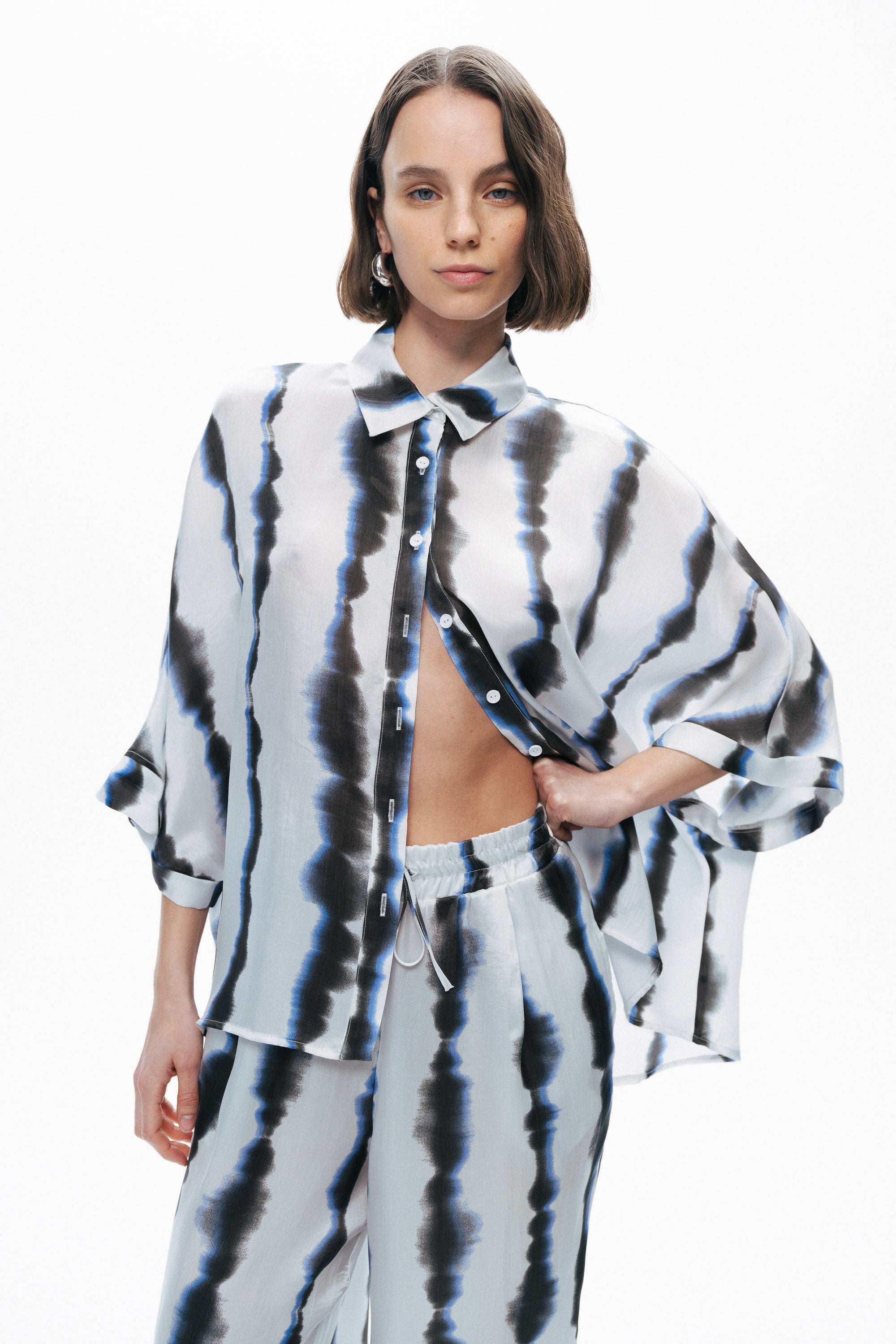 Tie-Dye Patterned Pants