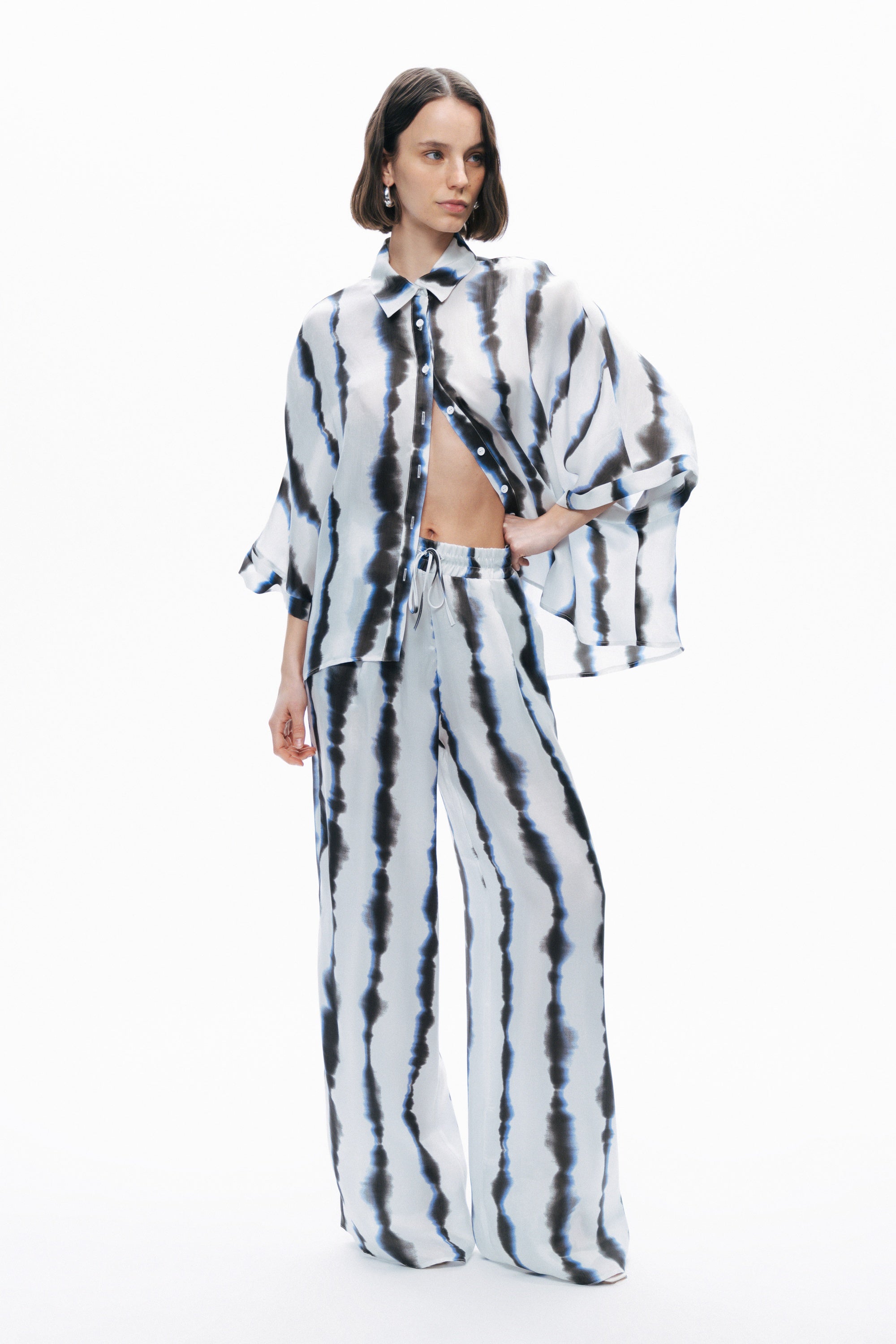 Tie-Dye Patterned Pants