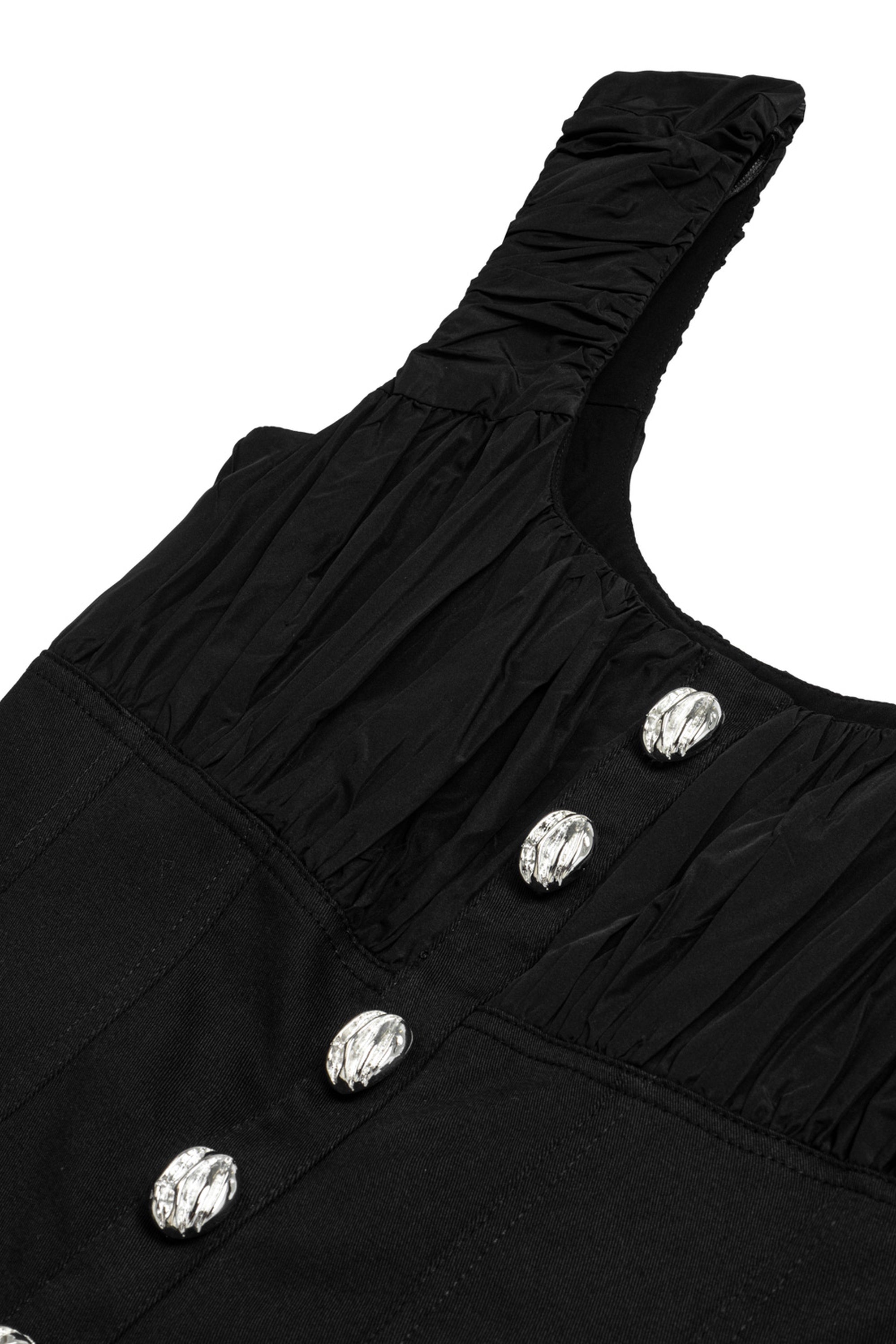 Black Corset Design Mini Dress