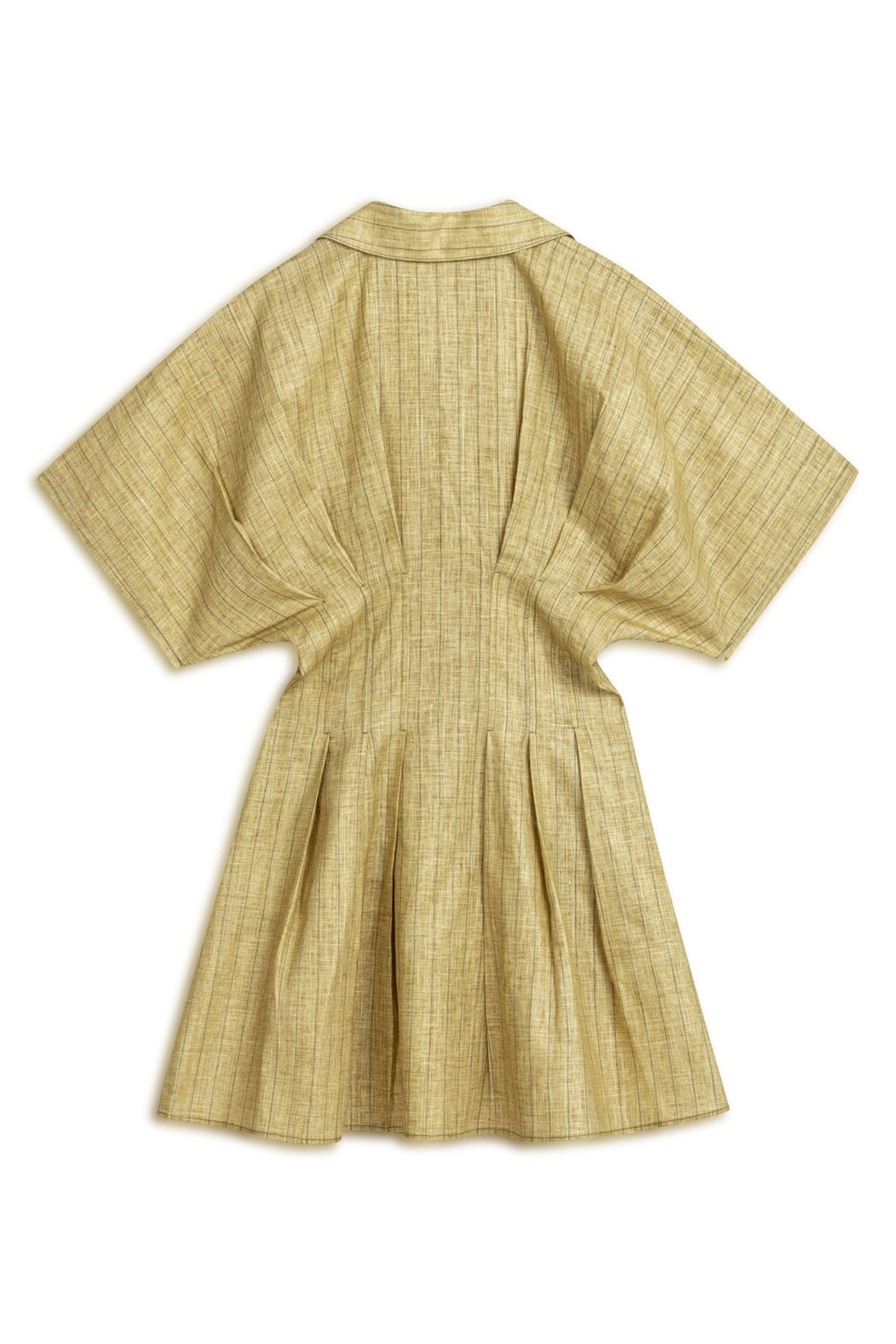 Linen Mini Shirt Dress