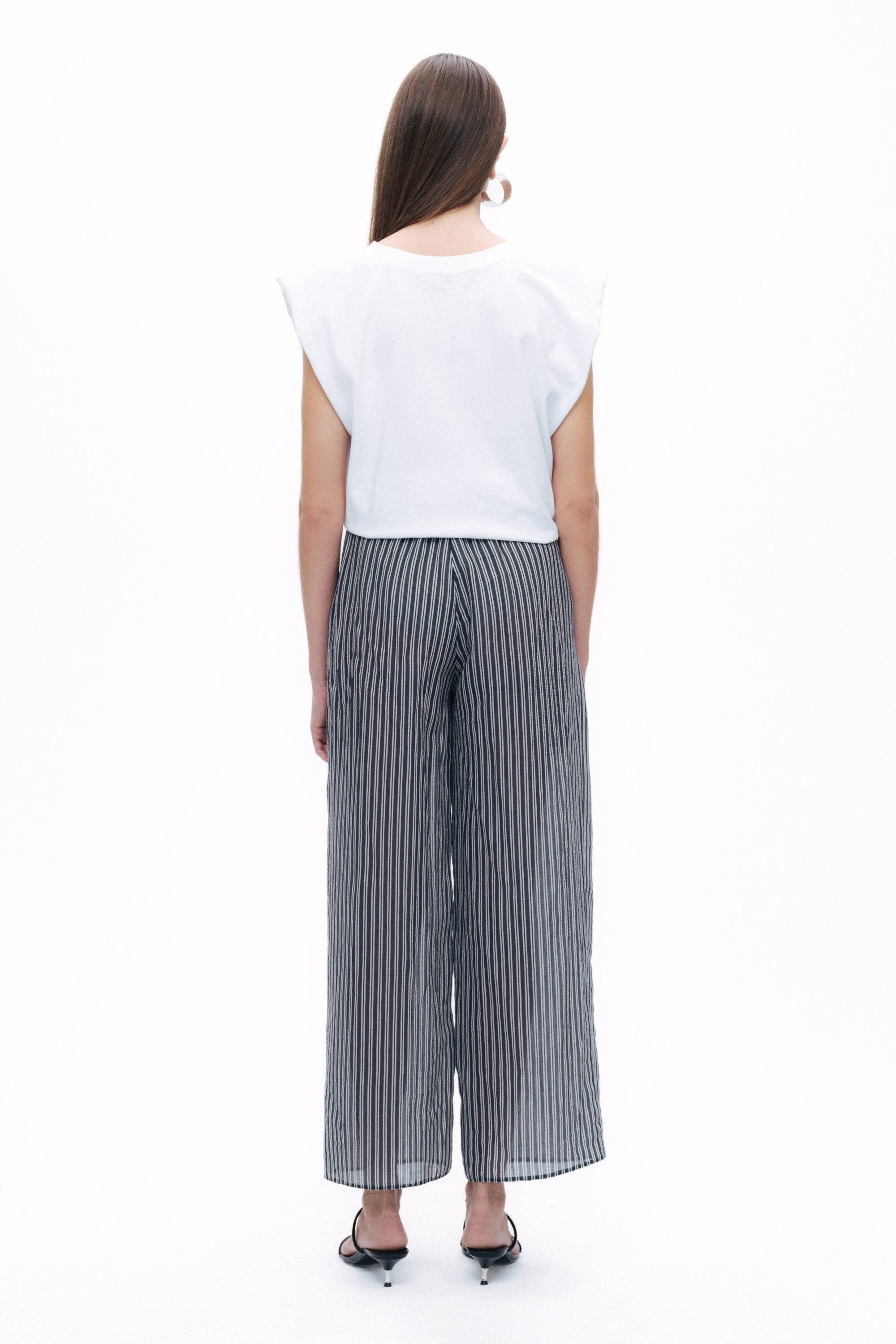 Striped Sheer Pants