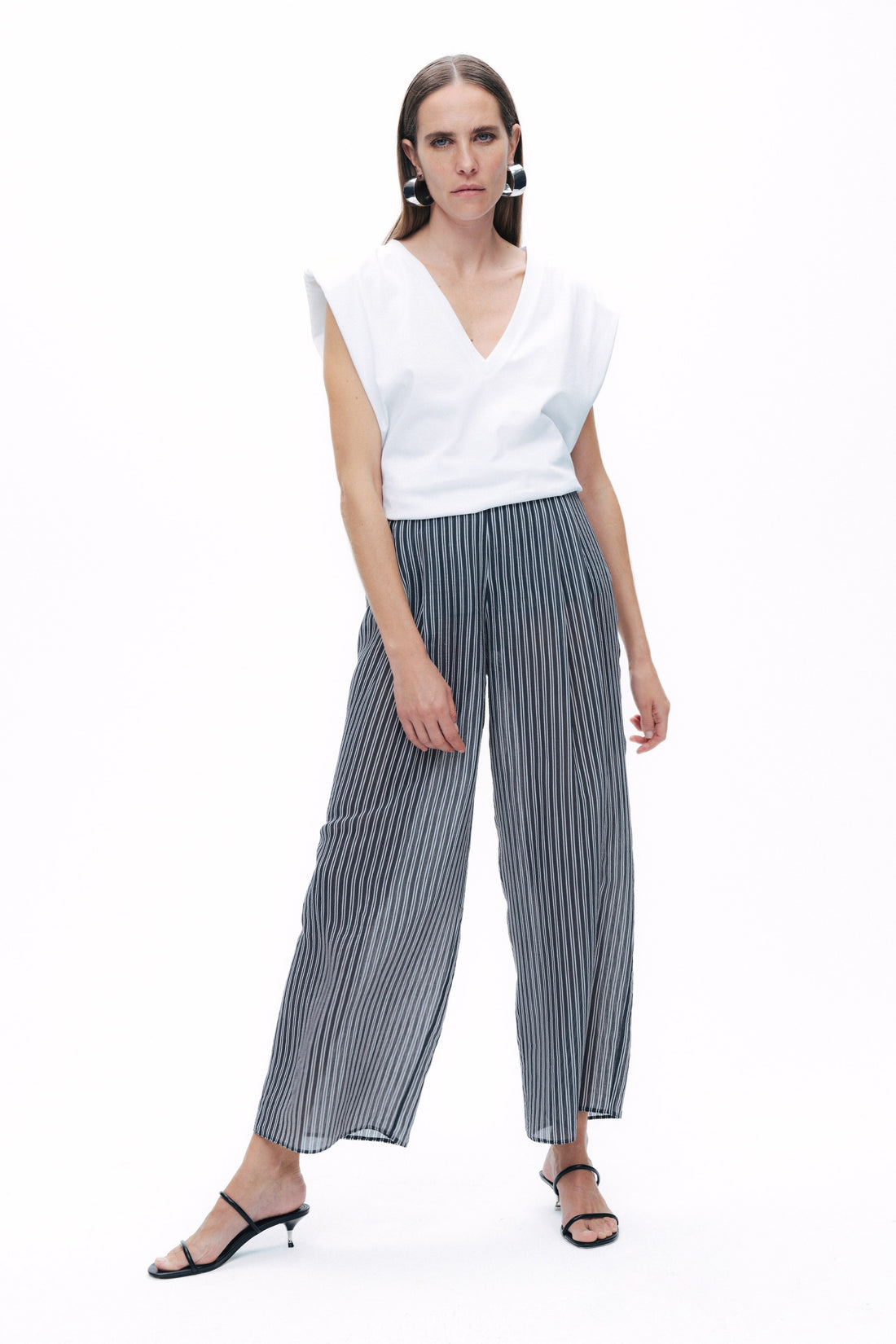 Striped Sheer Pants