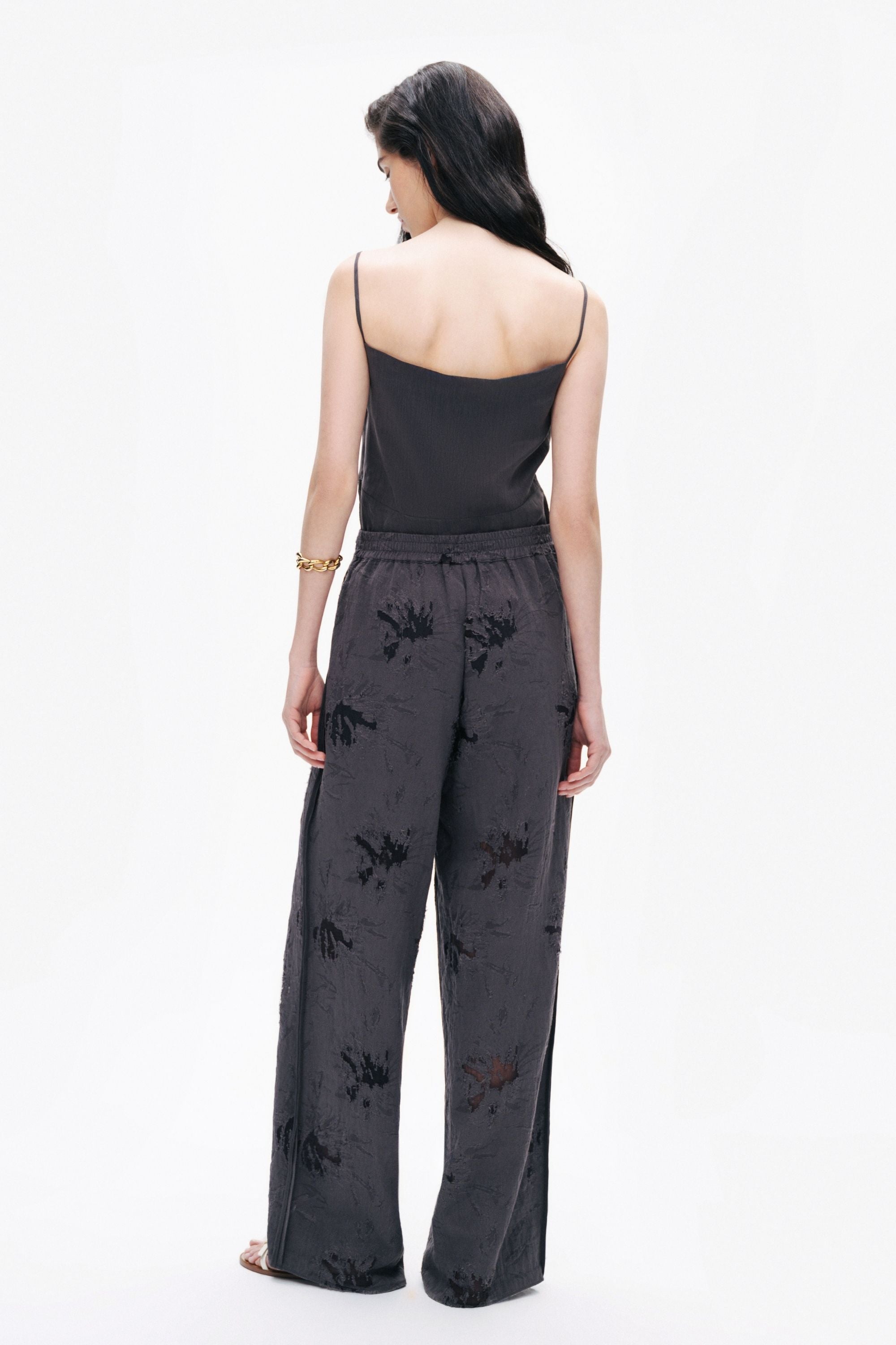 Anthracite Jacquard Trousers