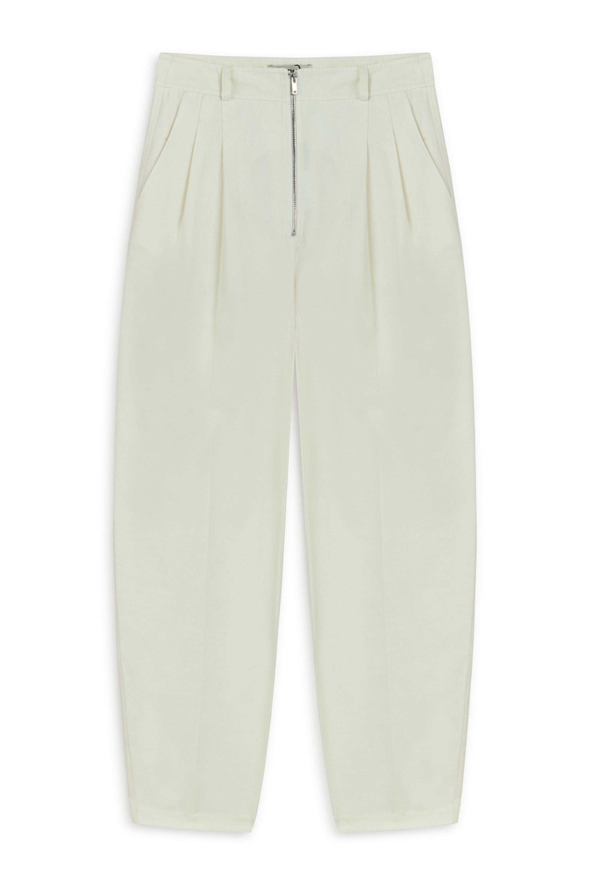 Ecru Balloon Cut Pants
