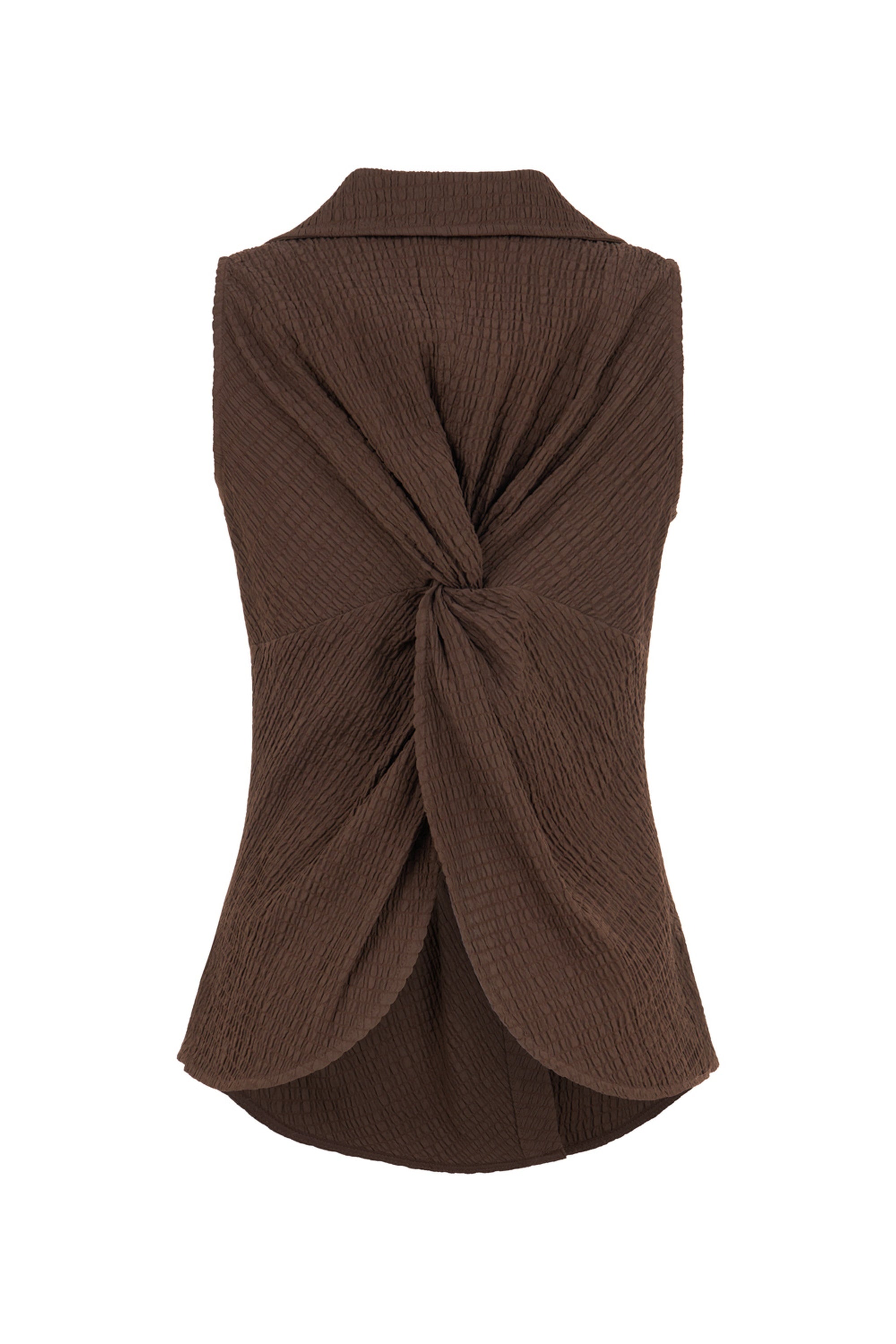 Coffee Accessory Detailed Blouse