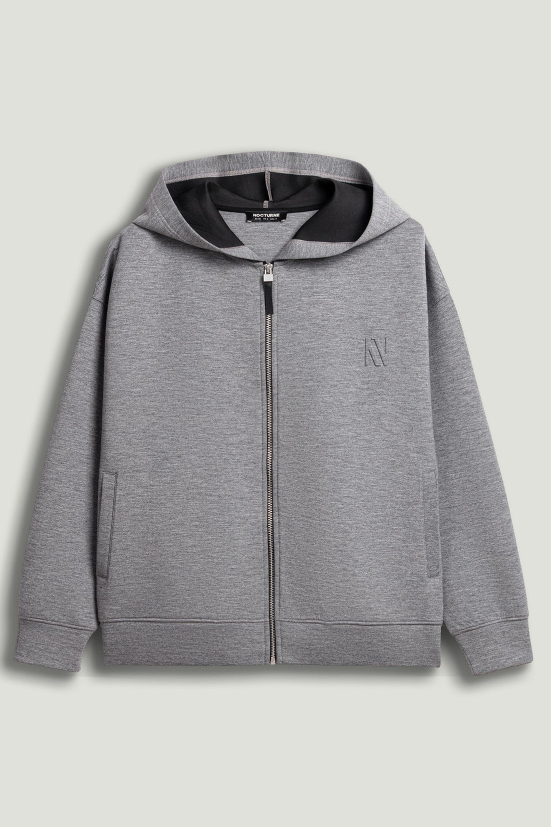 Relaxed Zip-Up Hoodie