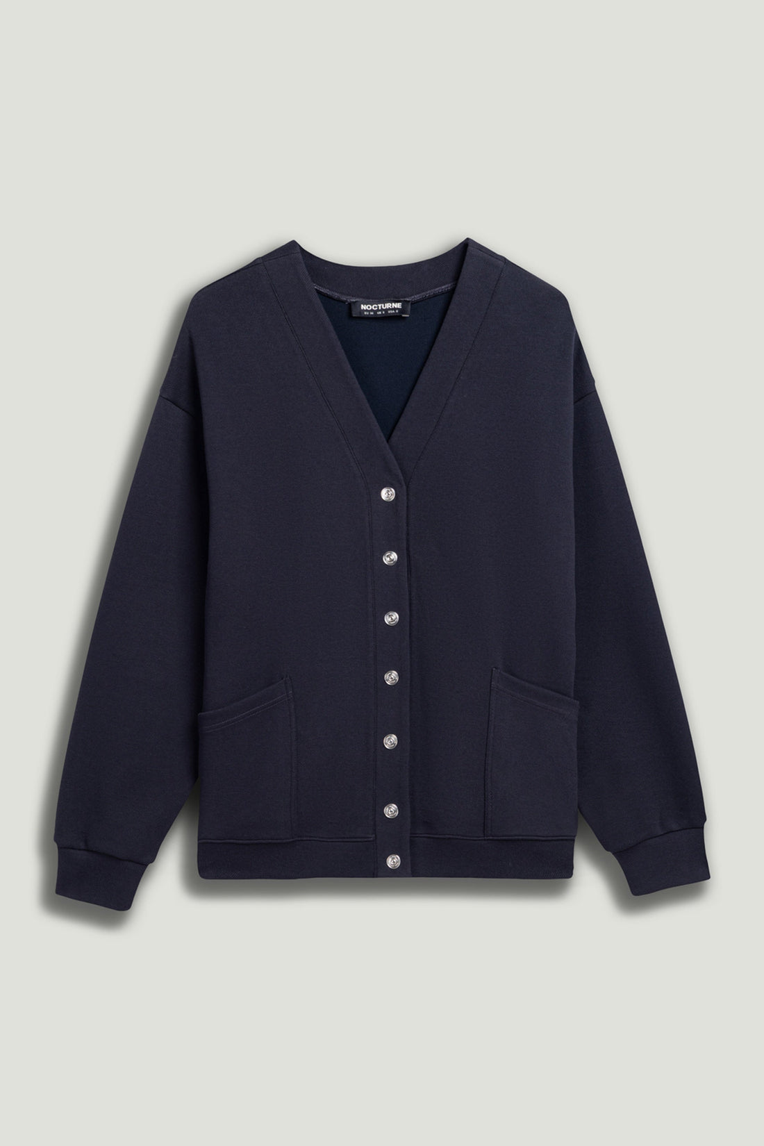 Button-Up Fleece Sweatshirt