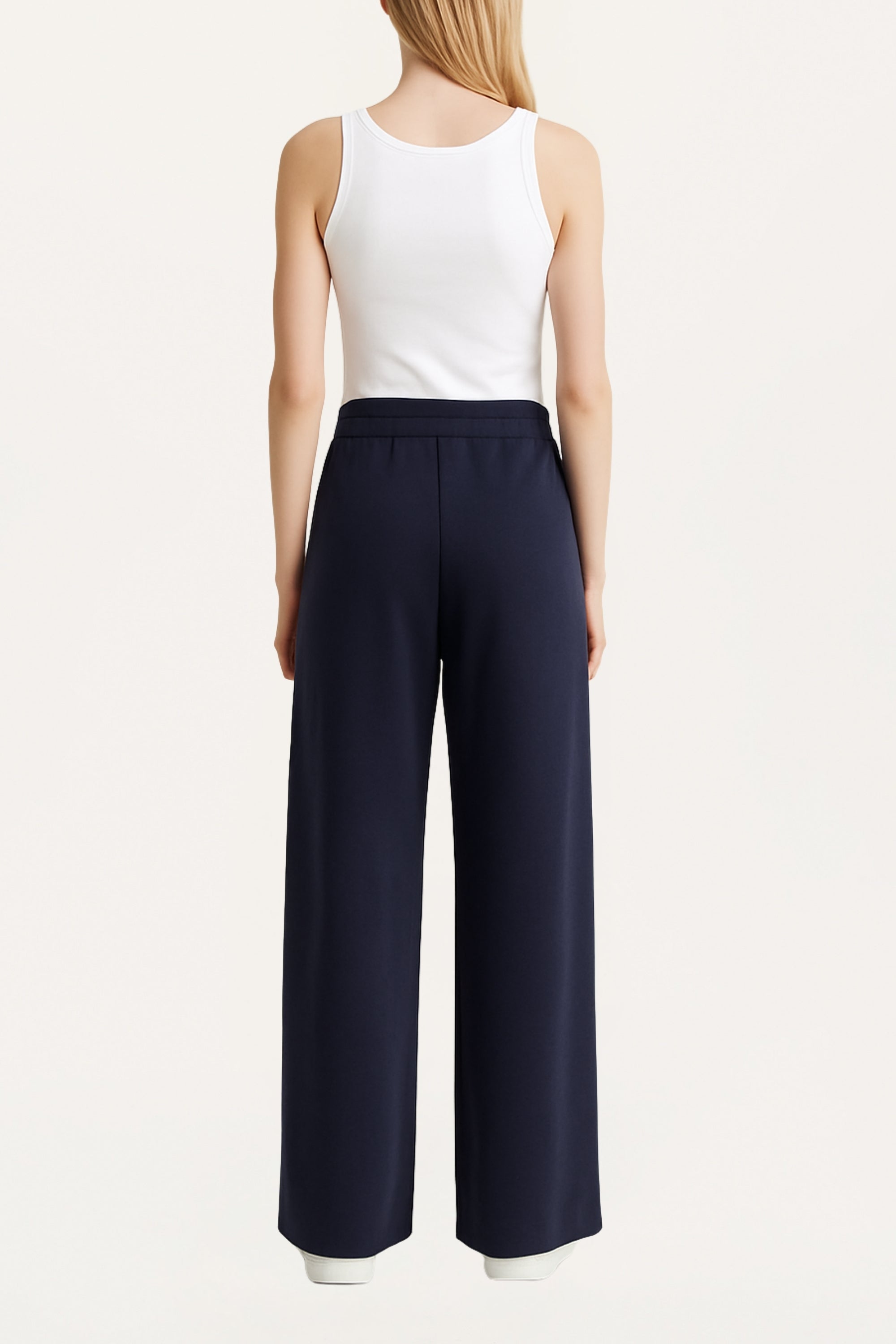 Wide-Leg Jersey Pants